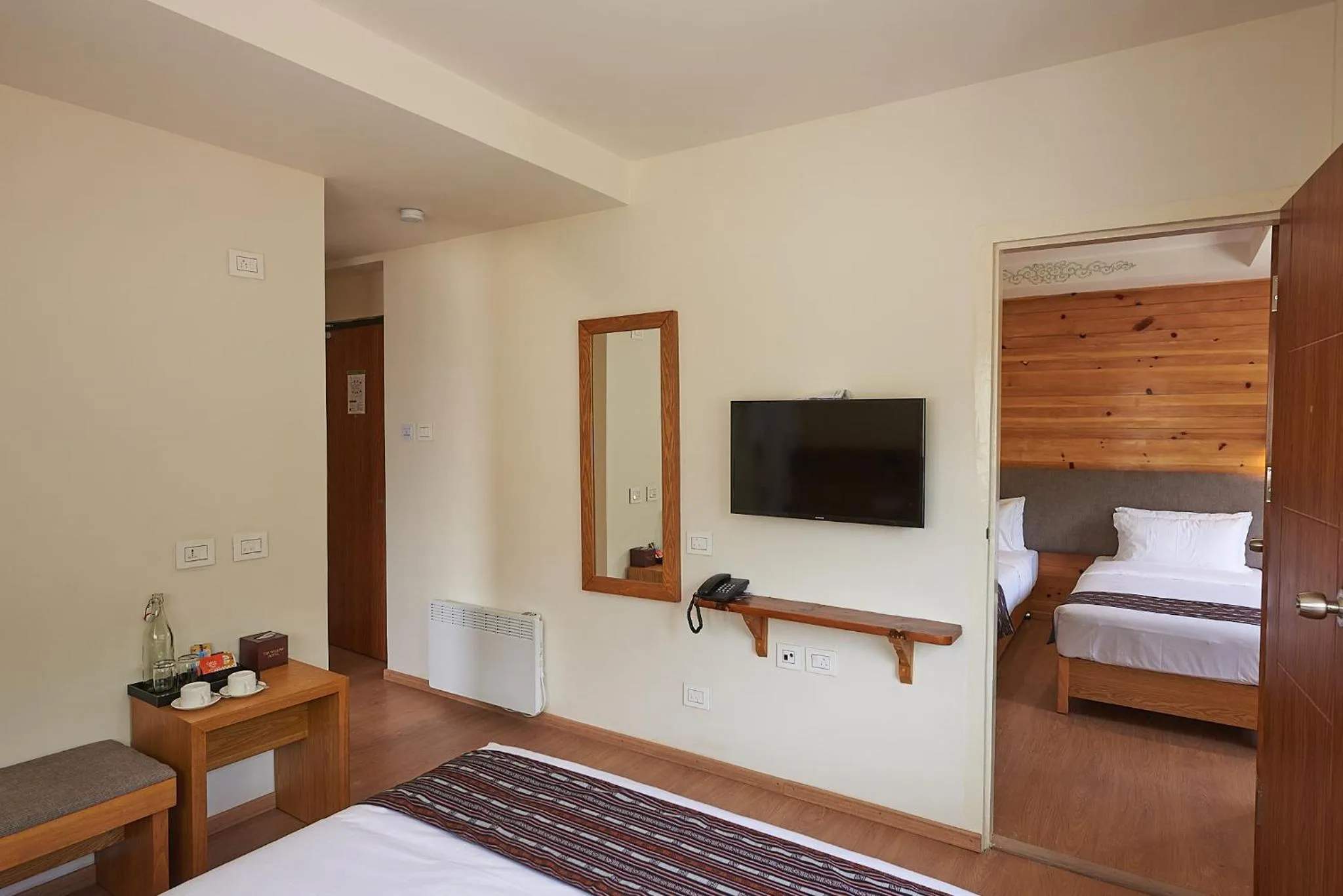 Bed in The Willows Hotel, Bhutan