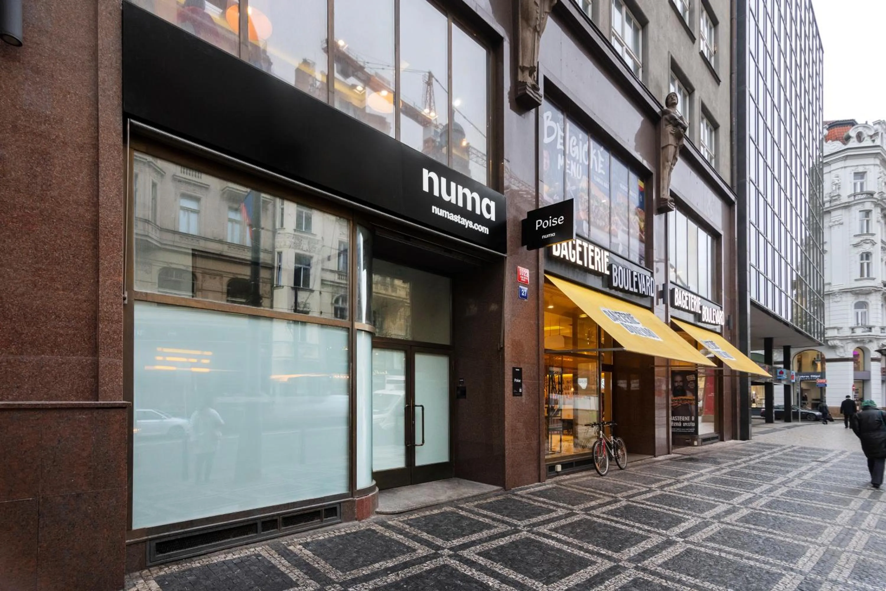 Property building in Numa Prague Poise