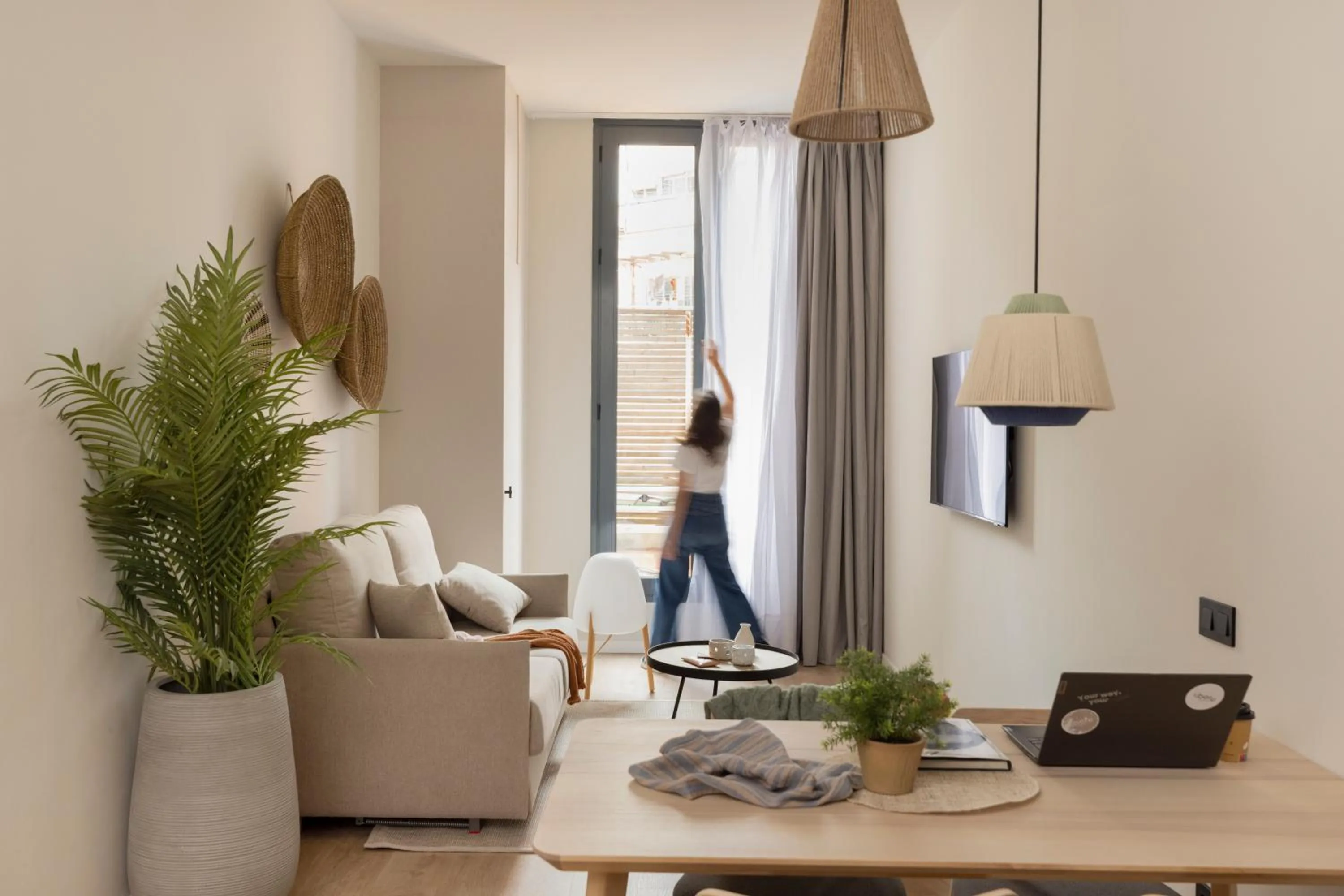 Living room in Líbere Barcelona Sant Antoni