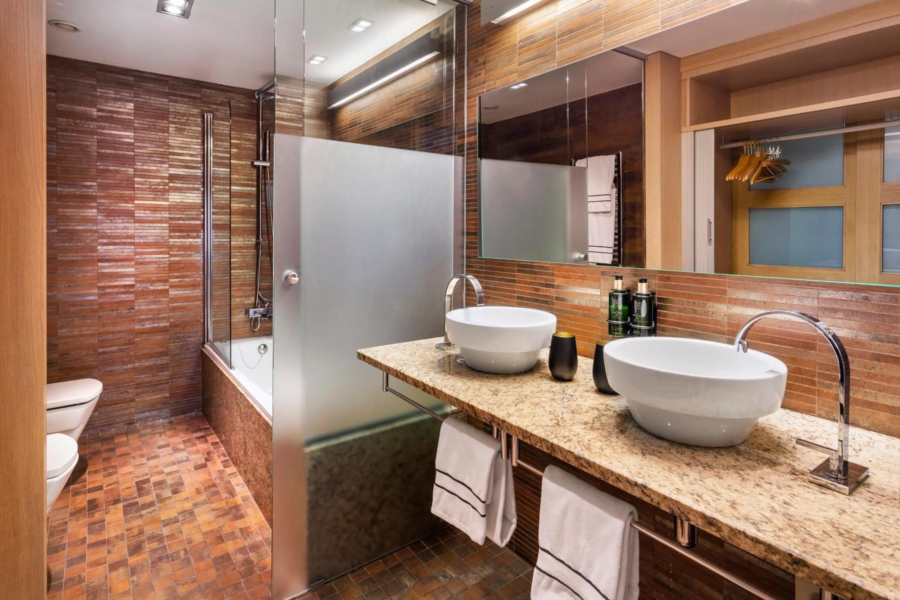 Toilet in Melia Madrid Princesa