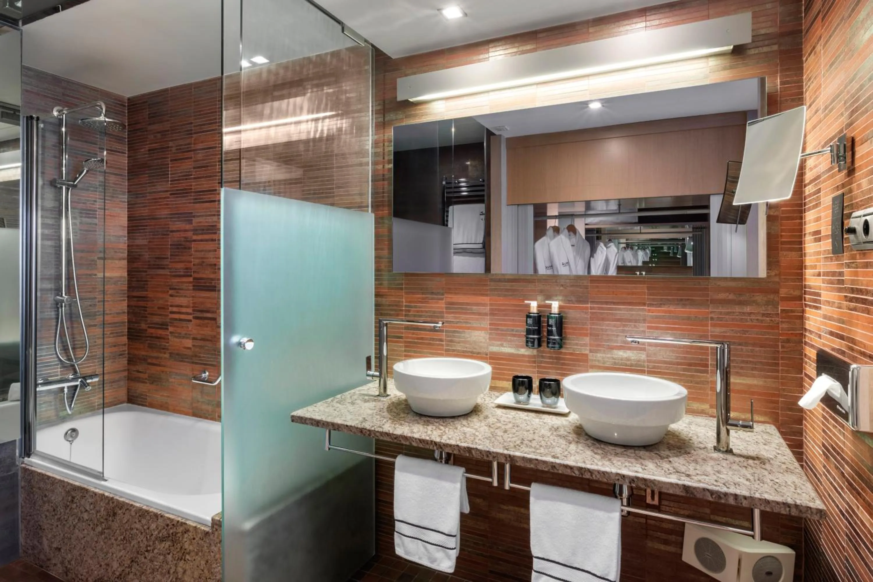 Bathroom in Melia Madrid Princesa