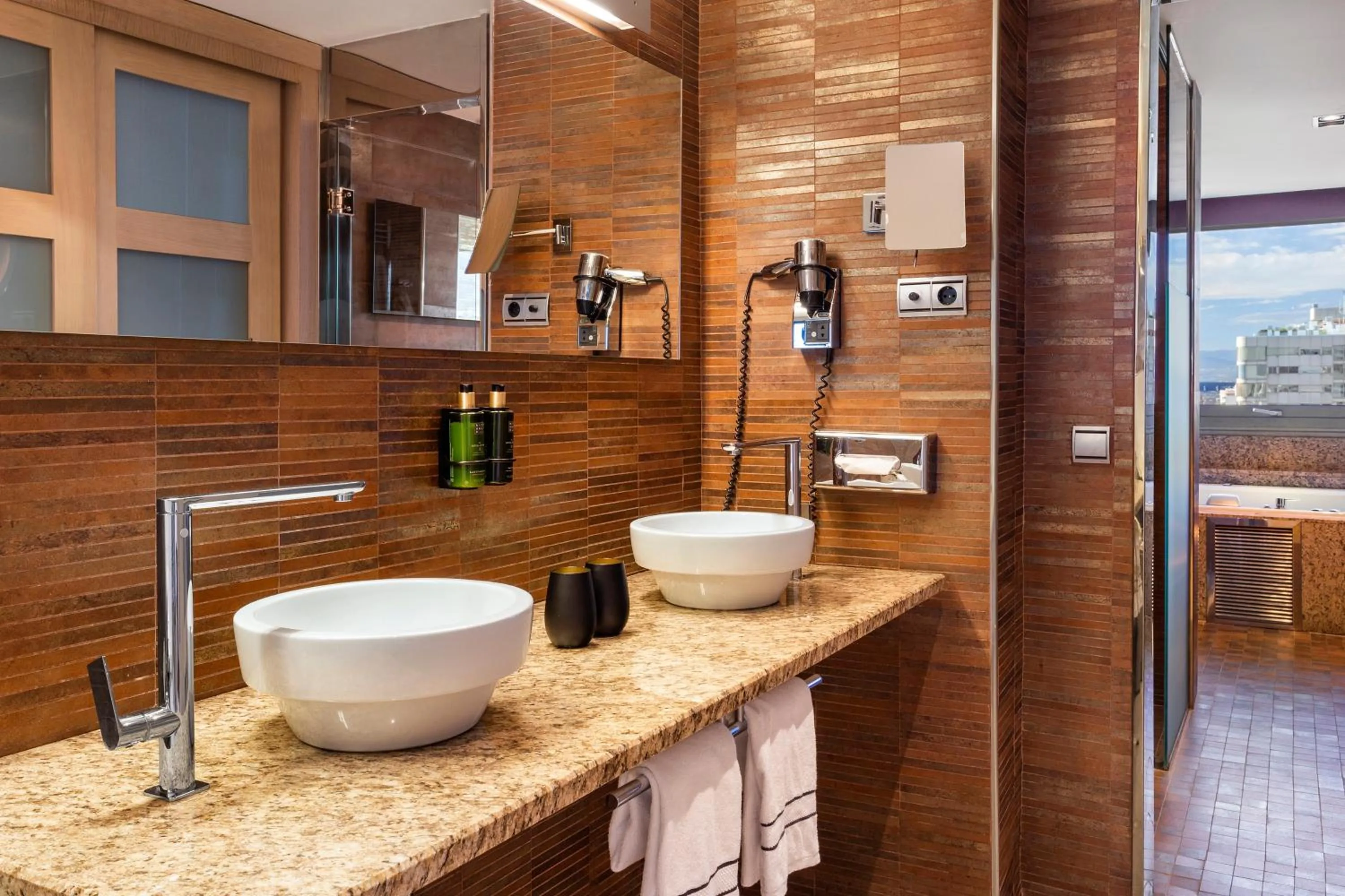 Bathroom in Melia Madrid Princesa