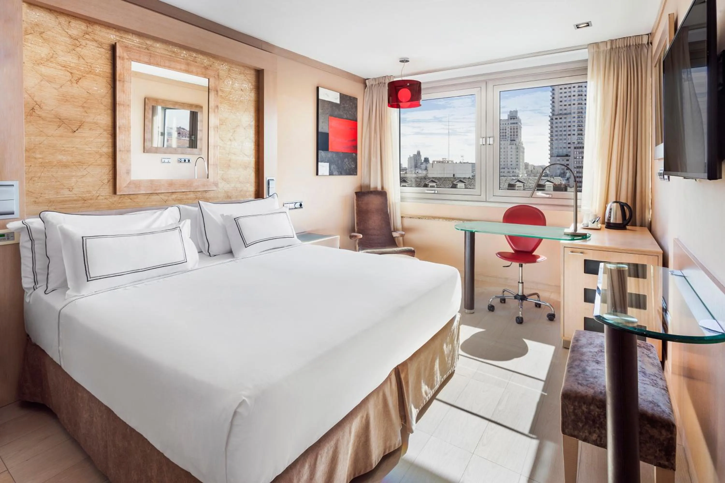 Bed in Melia Madrid Princesa