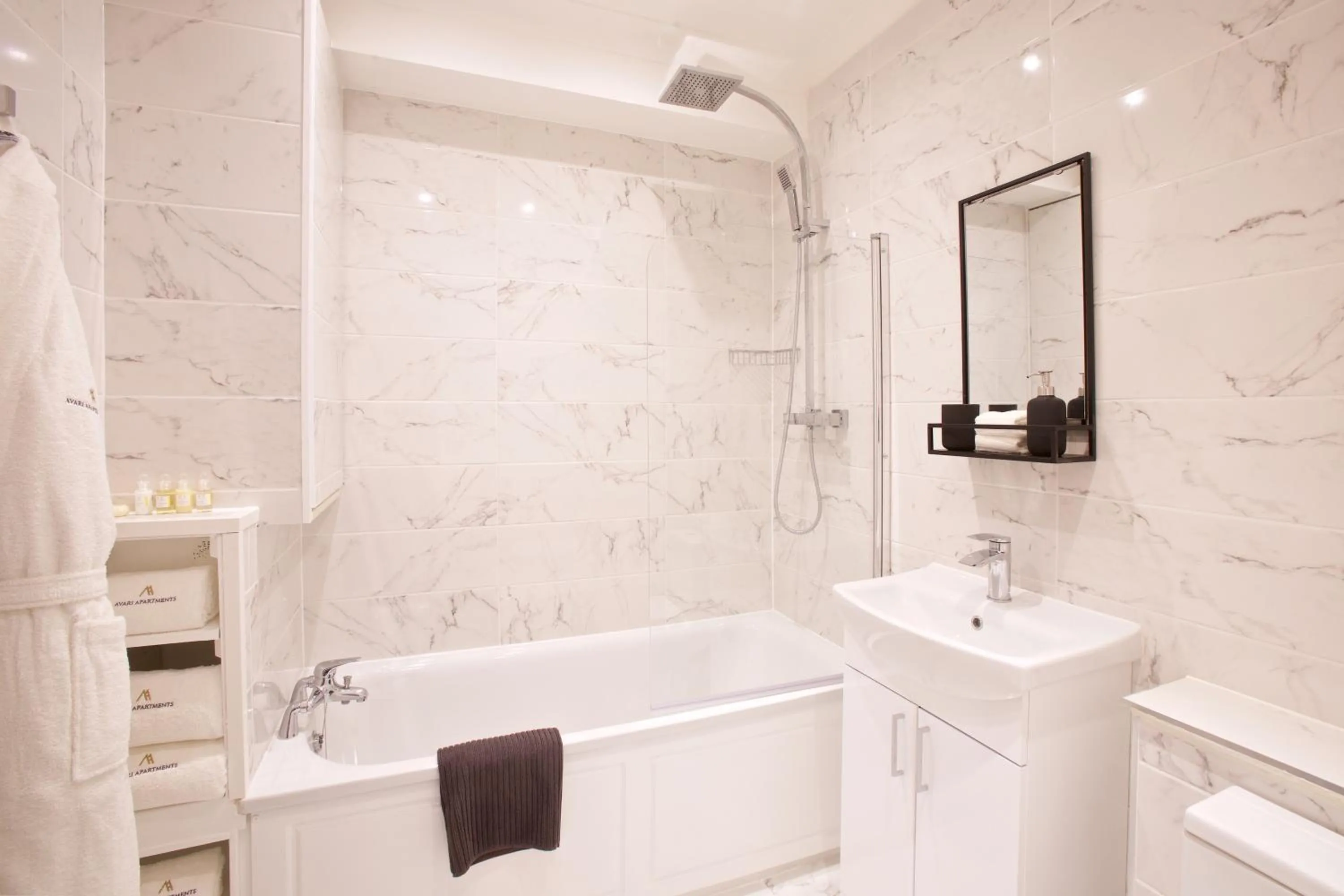 Shower in Avari Apartments - Winchester Collection