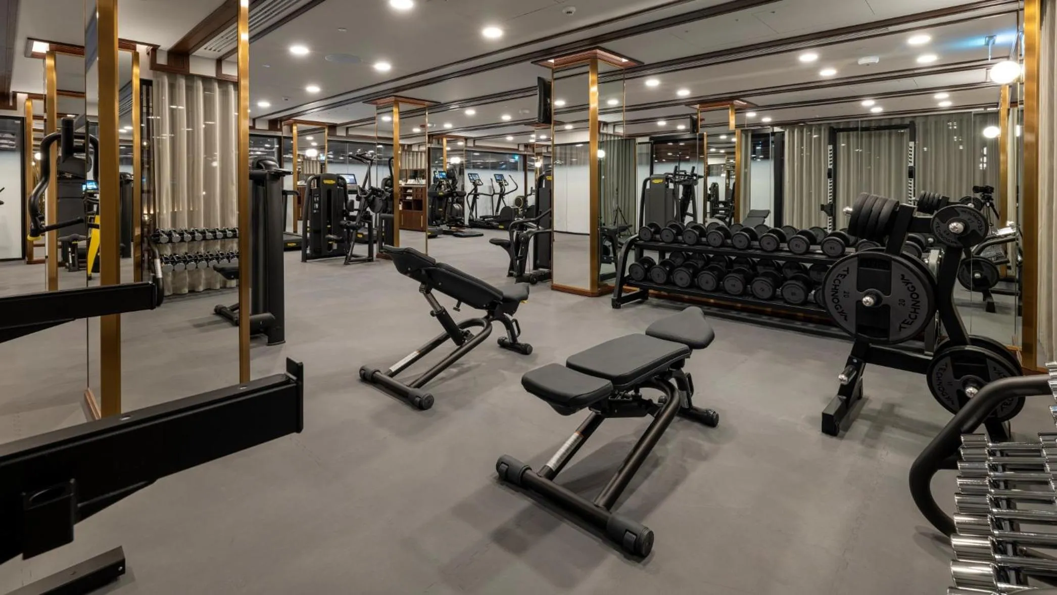 Fitness centre/facilities in The Peninsula Istanbul