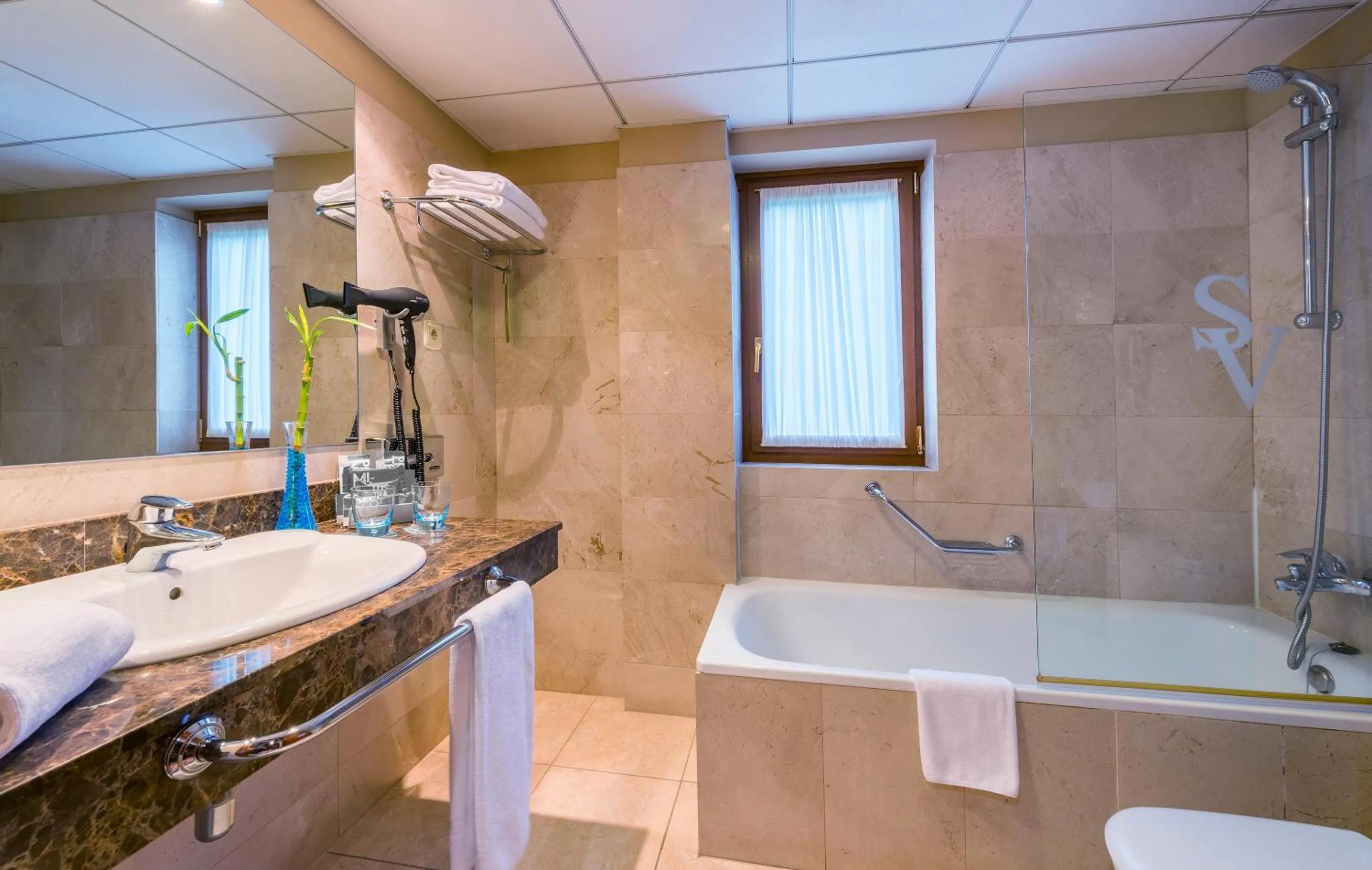 Bathroom in Vielha Val d'Arán Affiliated by Meliá Hotel