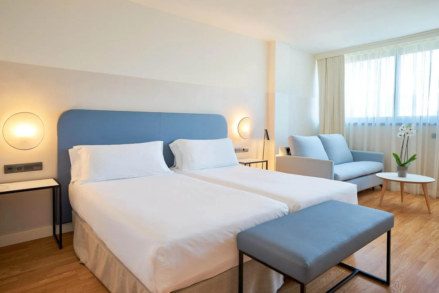 Bed in Eurostars Málaga