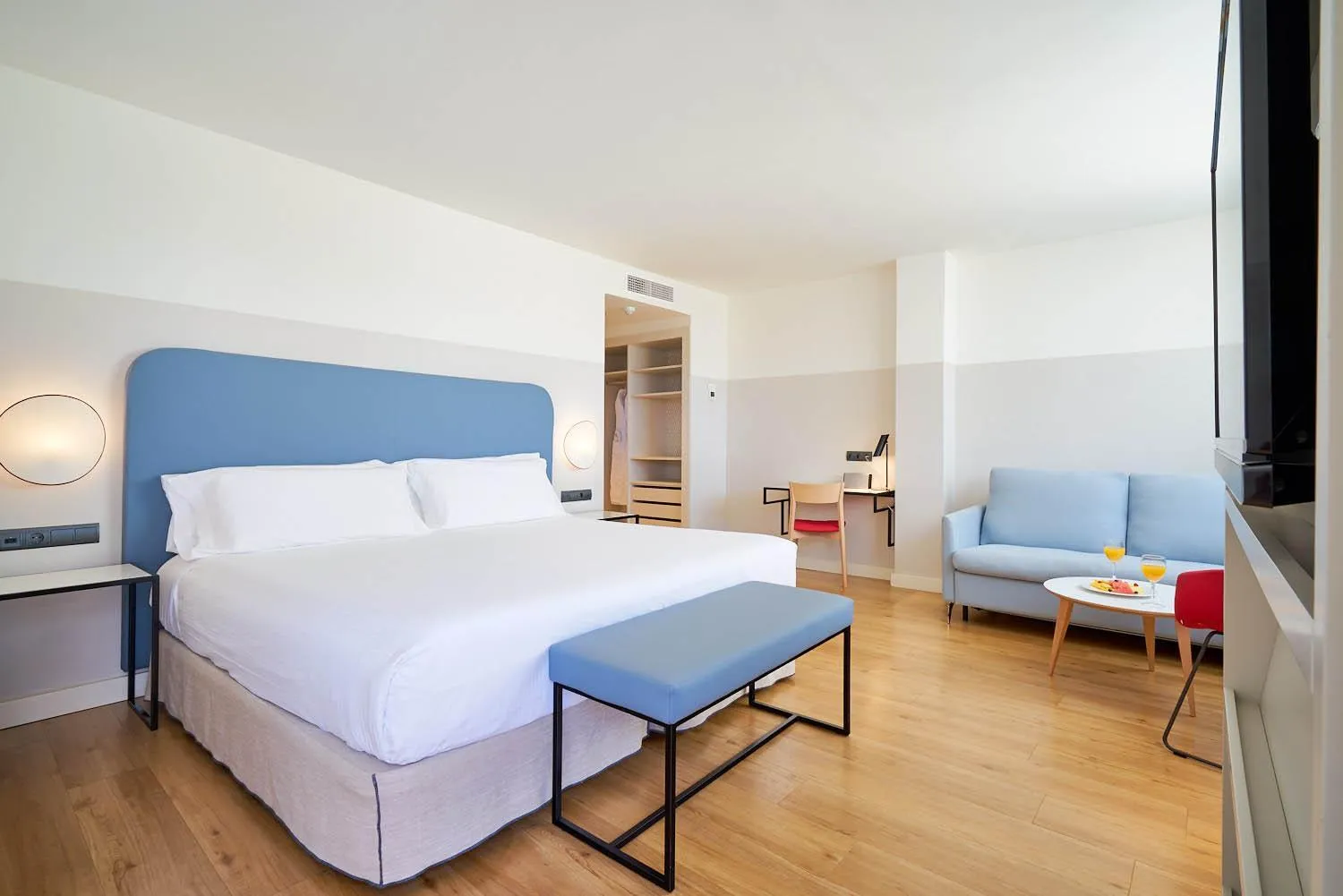 Bed in Eurostars Málaga