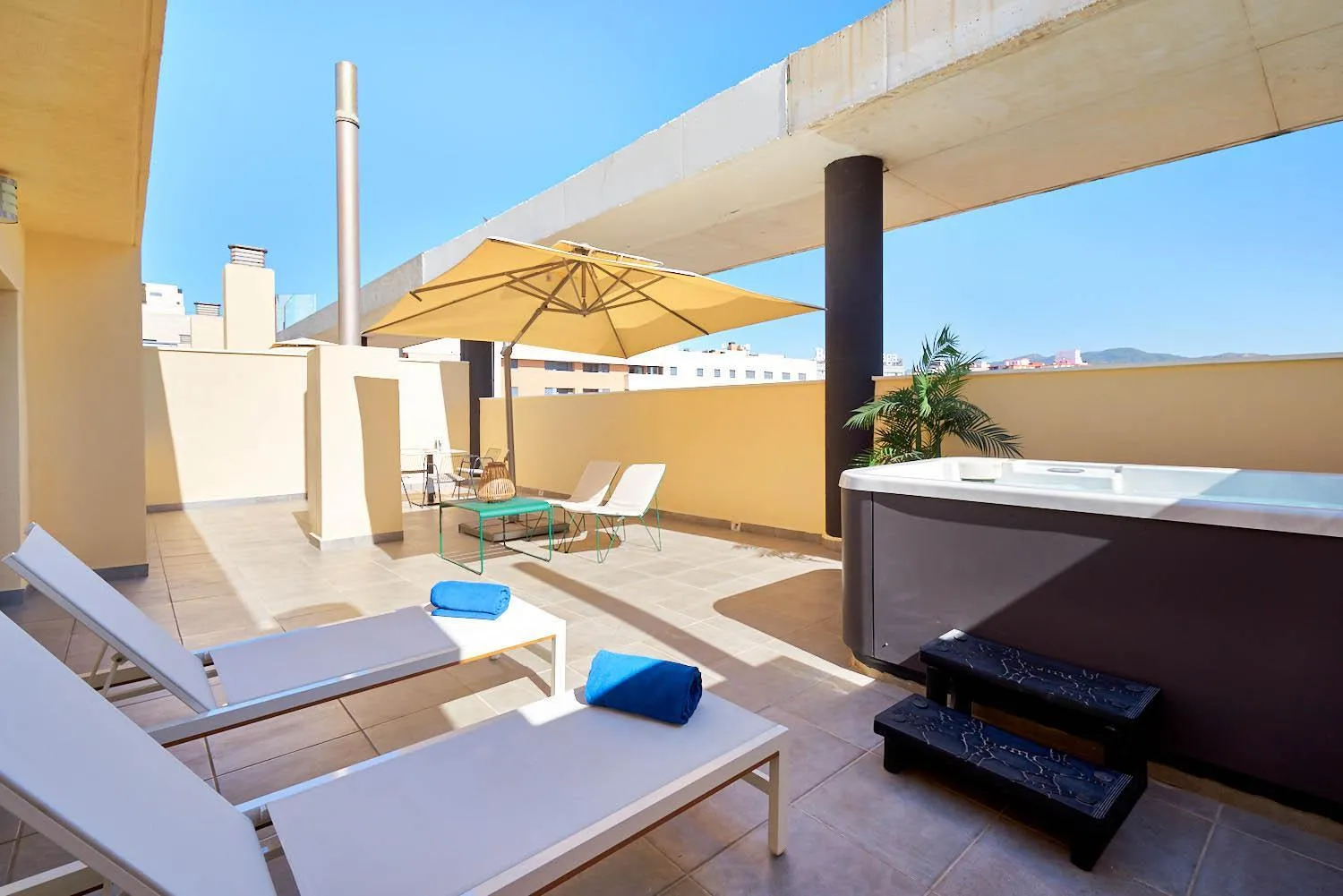 Balcony/Terrace in Eurostars Málaga