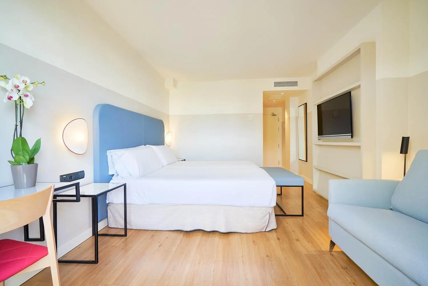 Bed in Eurostars Málaga