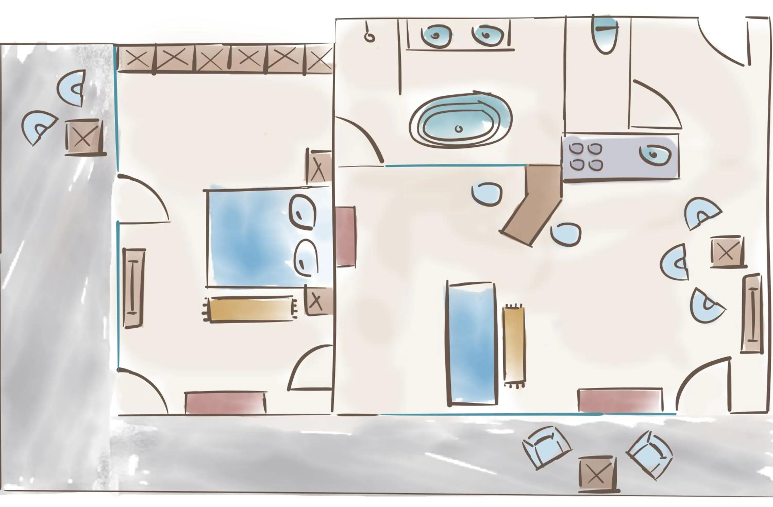 Floor plan in Königswieser Hof