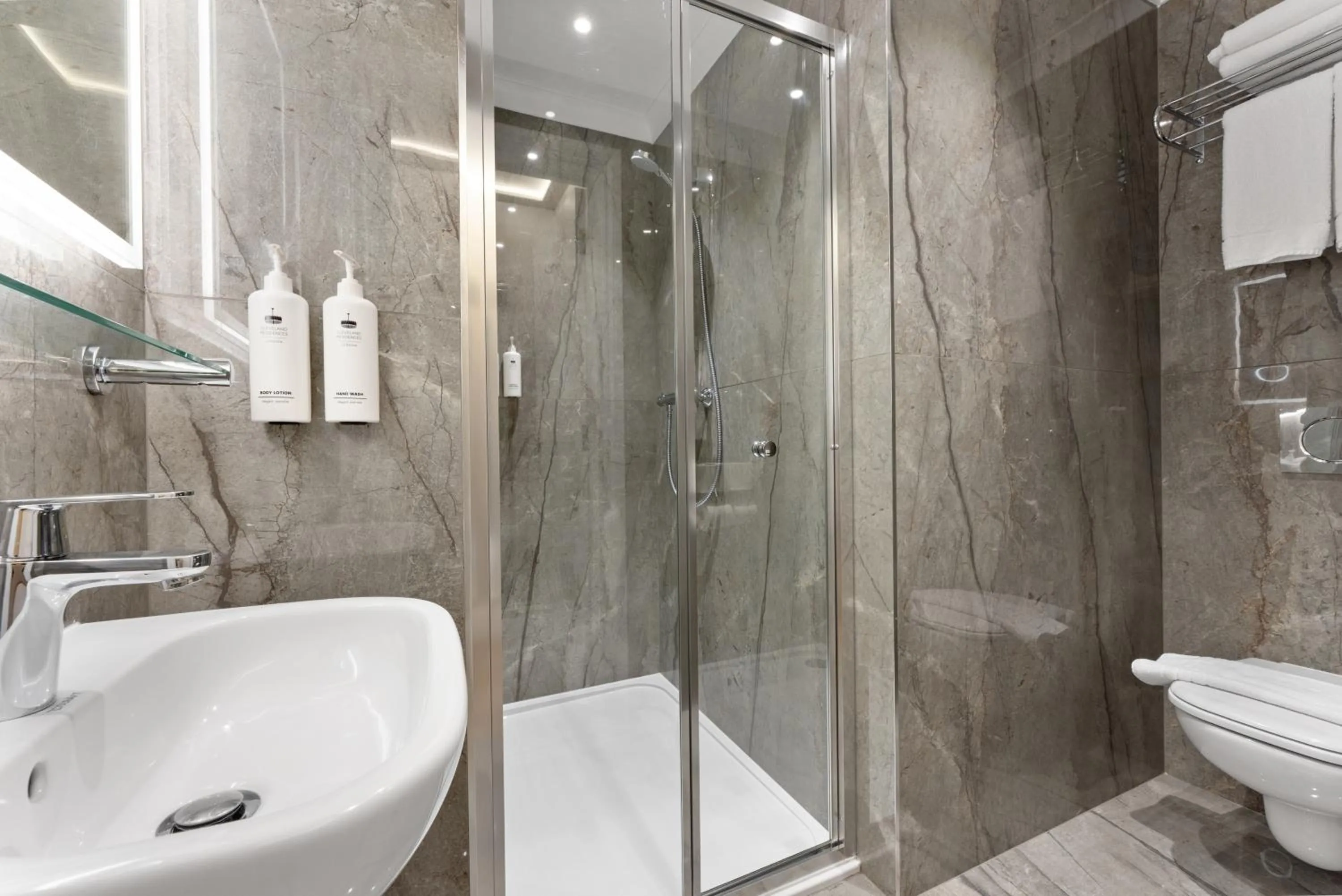 Bathroom in Cleveland Residences Russell Square