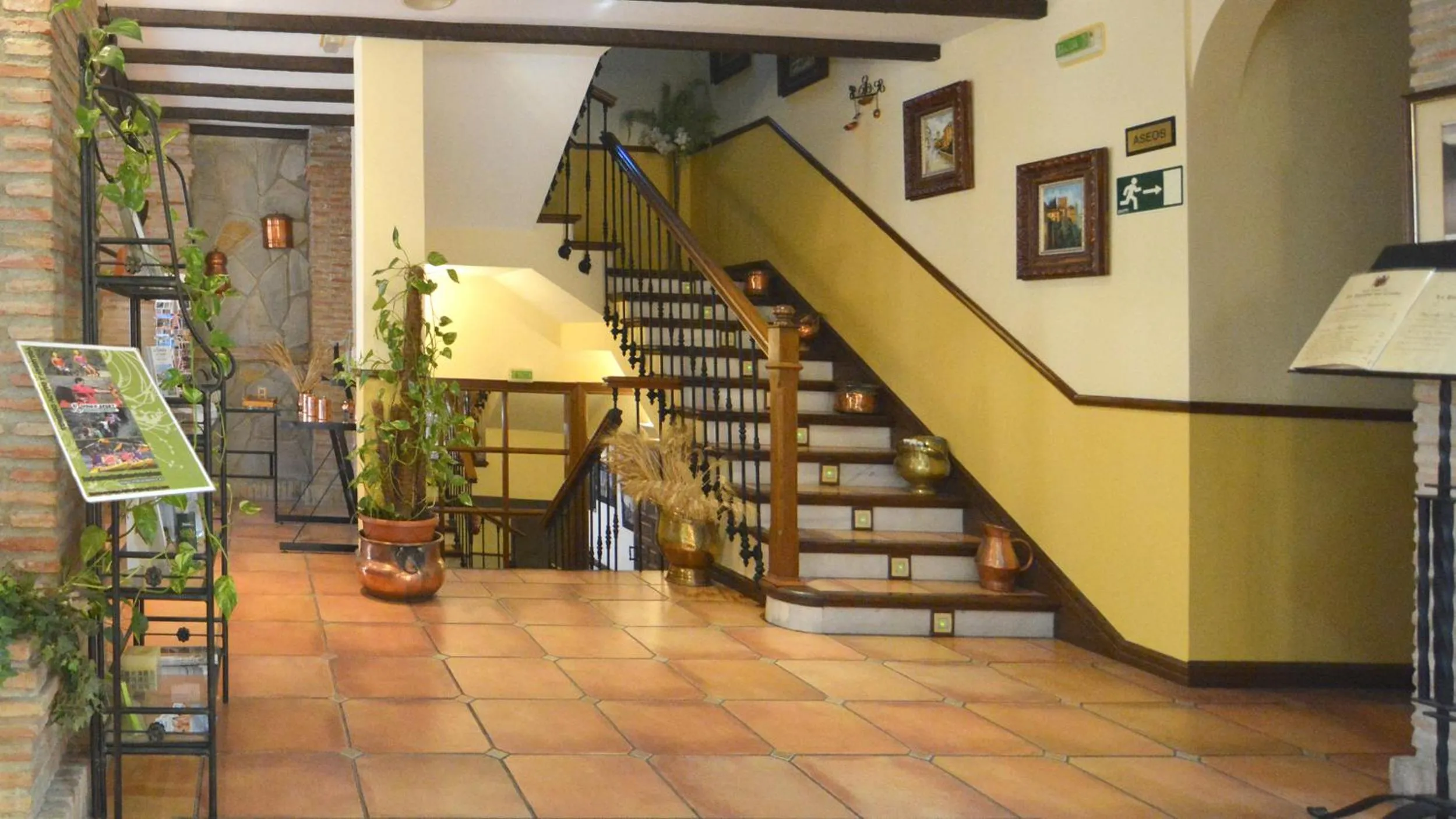 Lobby or reception in La Posada del Conde