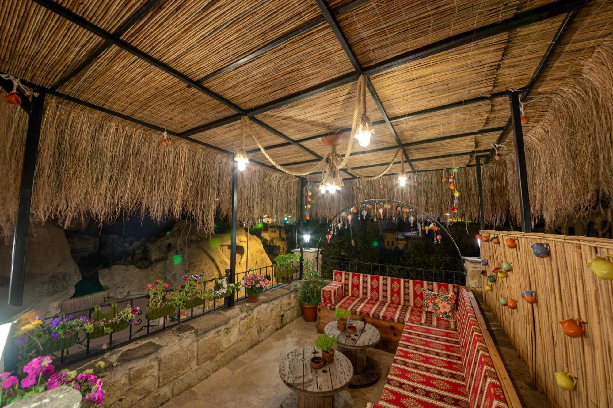 Garden view in Shiraz Cave Cappadocia