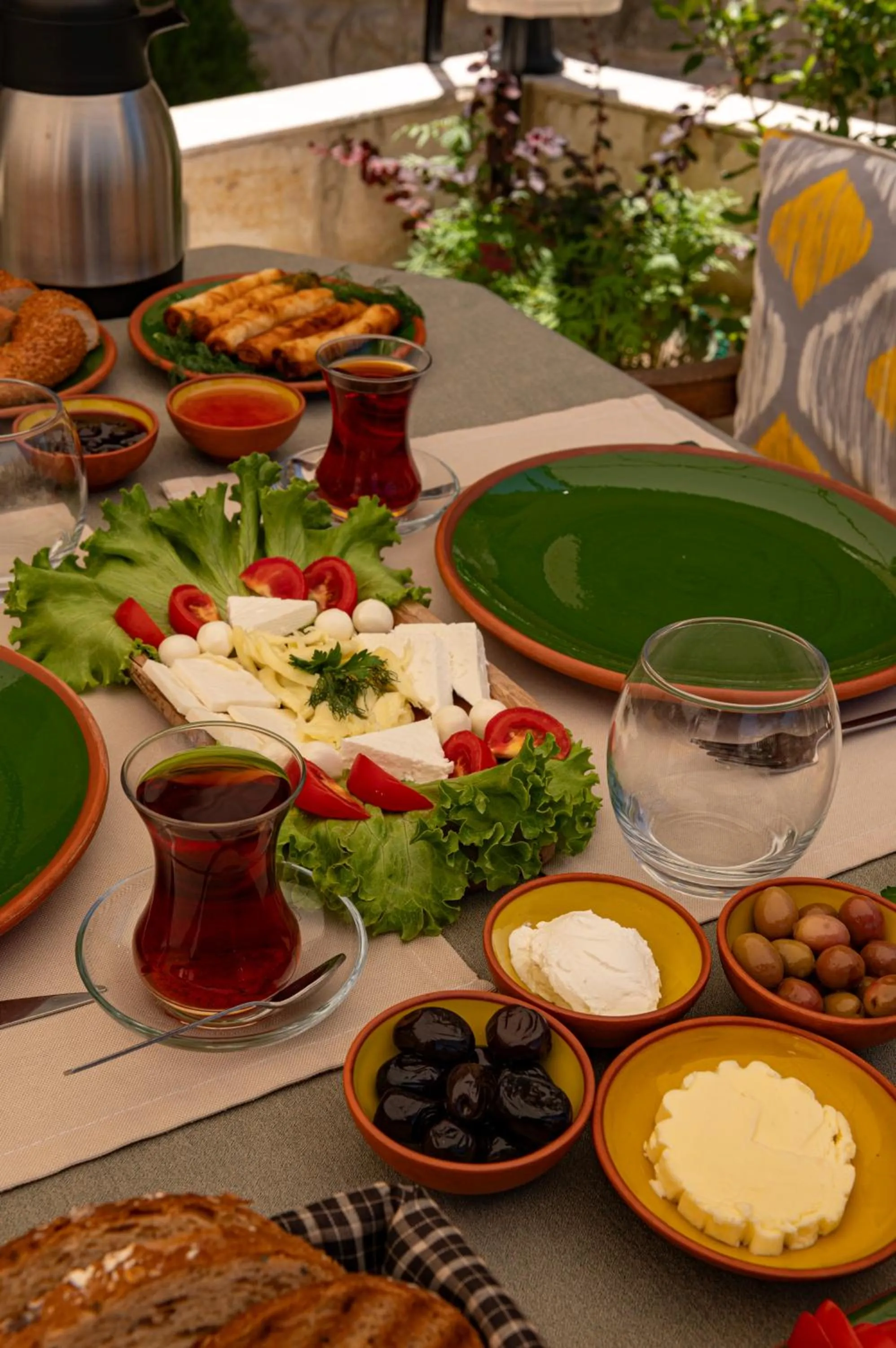 Breakfast in Shiraz Cave Cappadocia