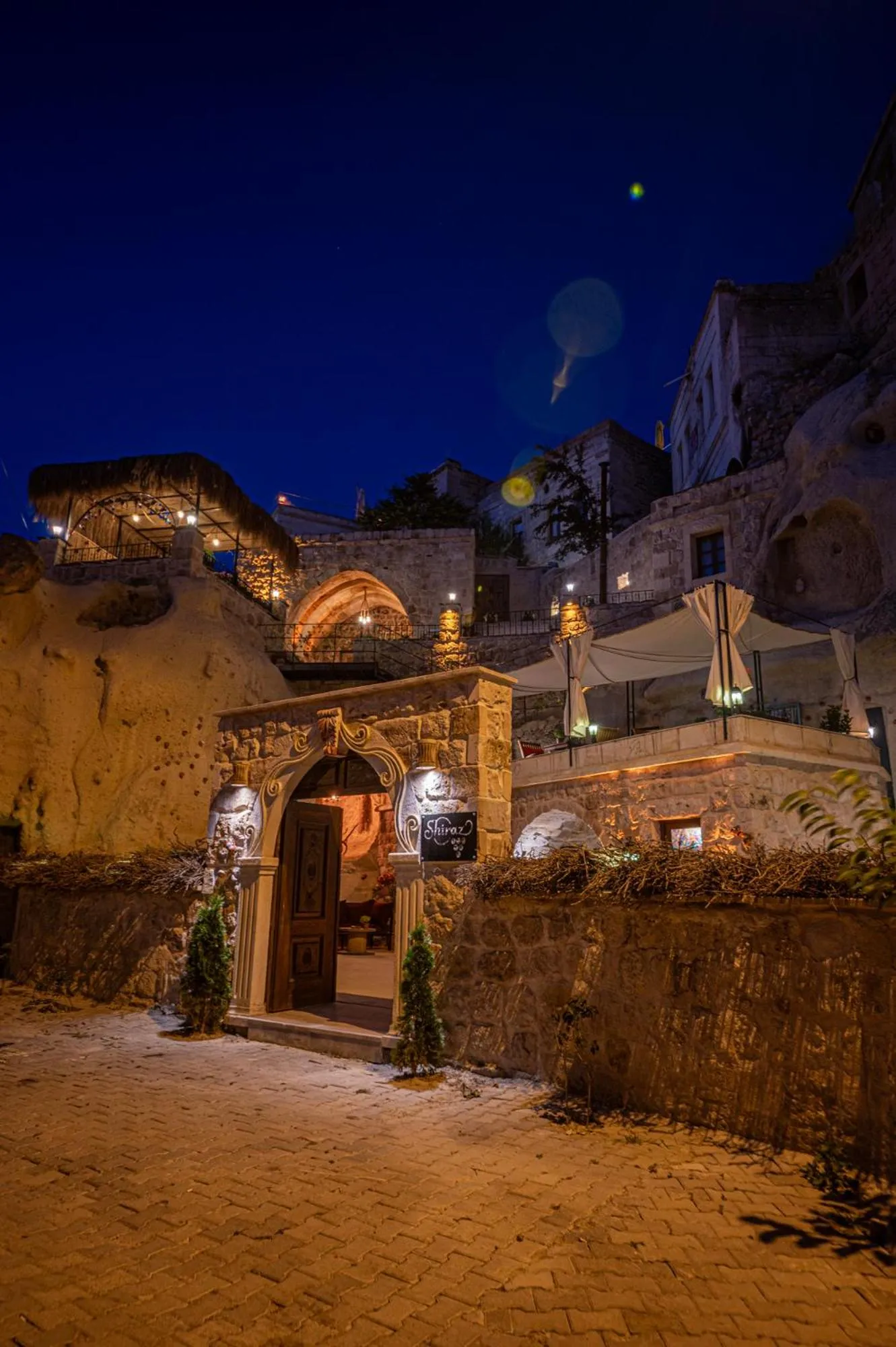 Landmark view in Shiraz Cave Cappadocia