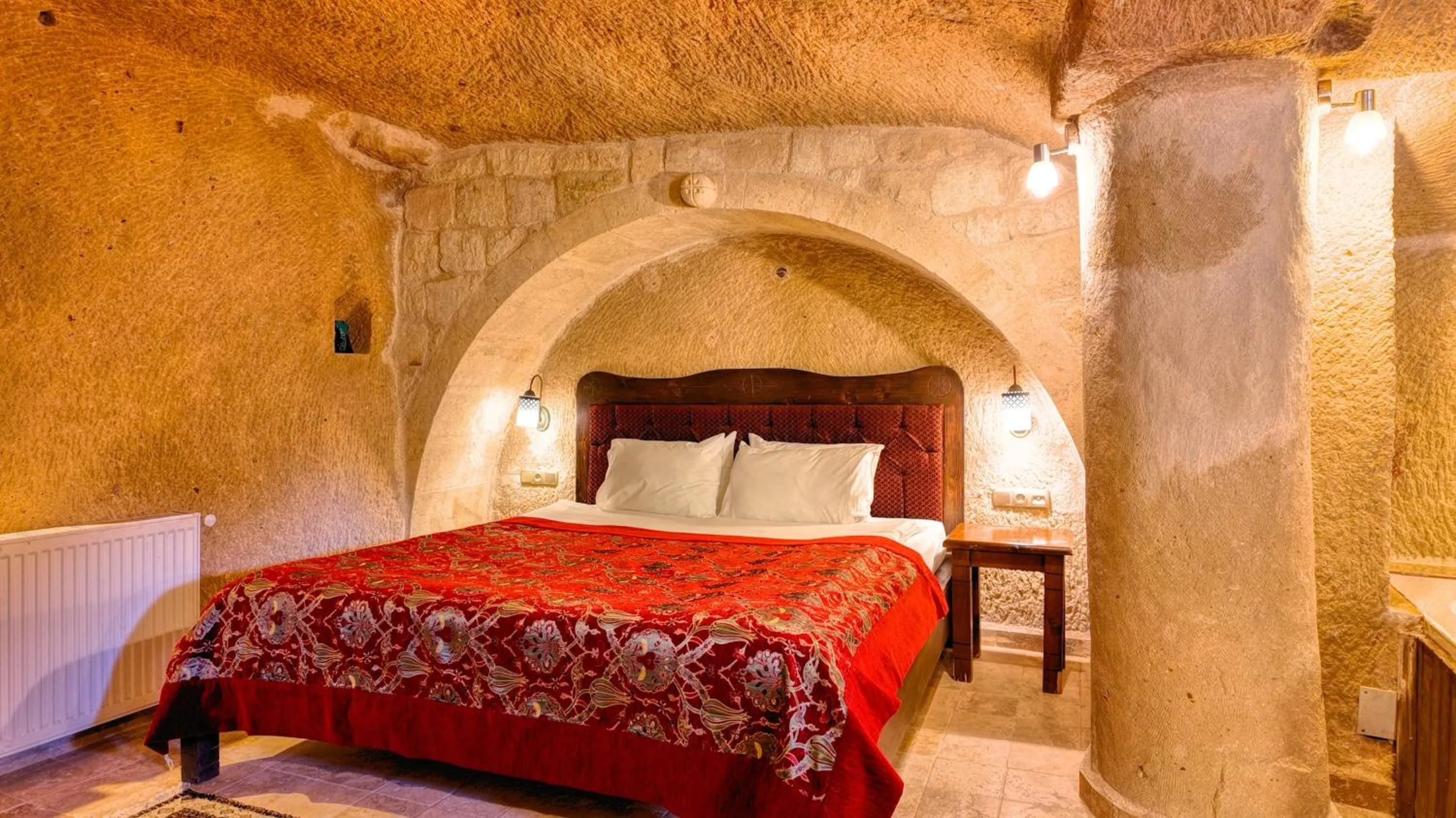 Bed in Shiraz Cave Cappadocia
