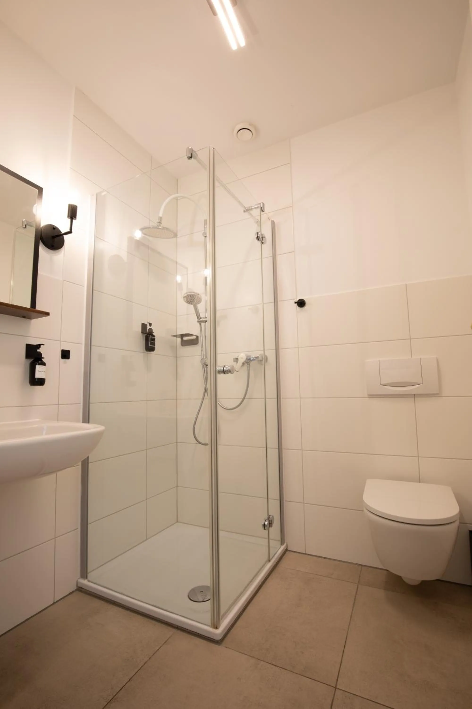Bathroom in Landhotel Strandallee
