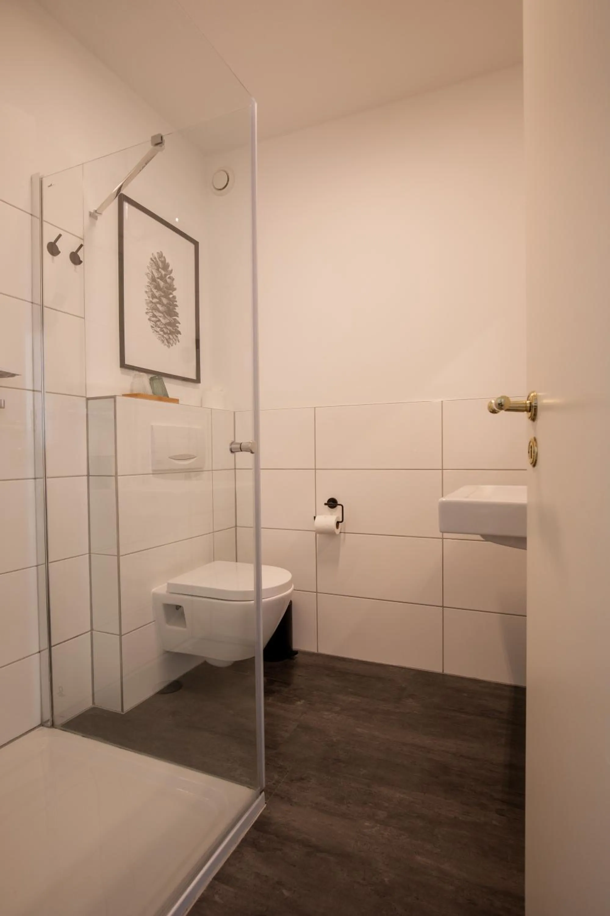 Bathroom in Landhotel Strandallee