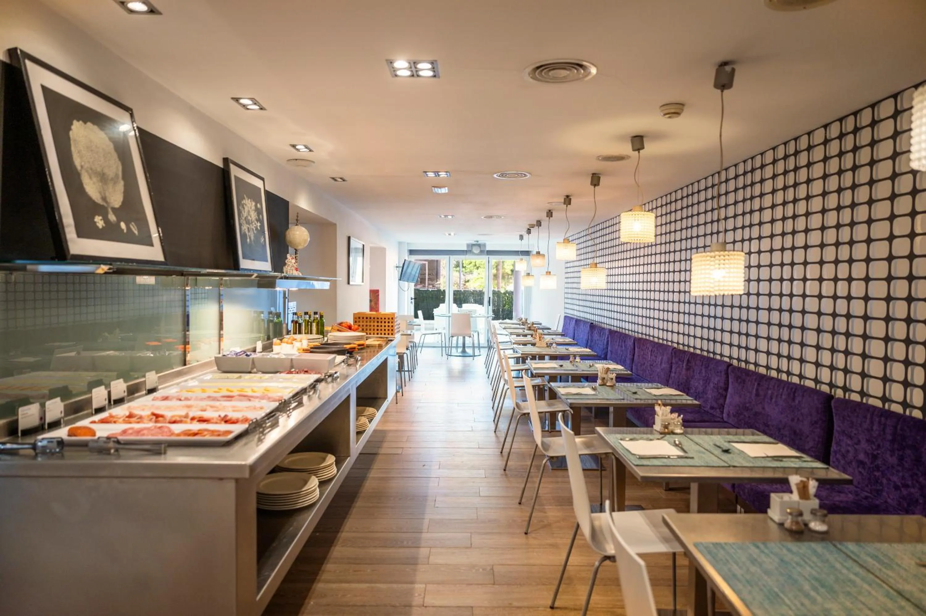 Buffet breakfast in Hesperia Ciudad de Mallorca