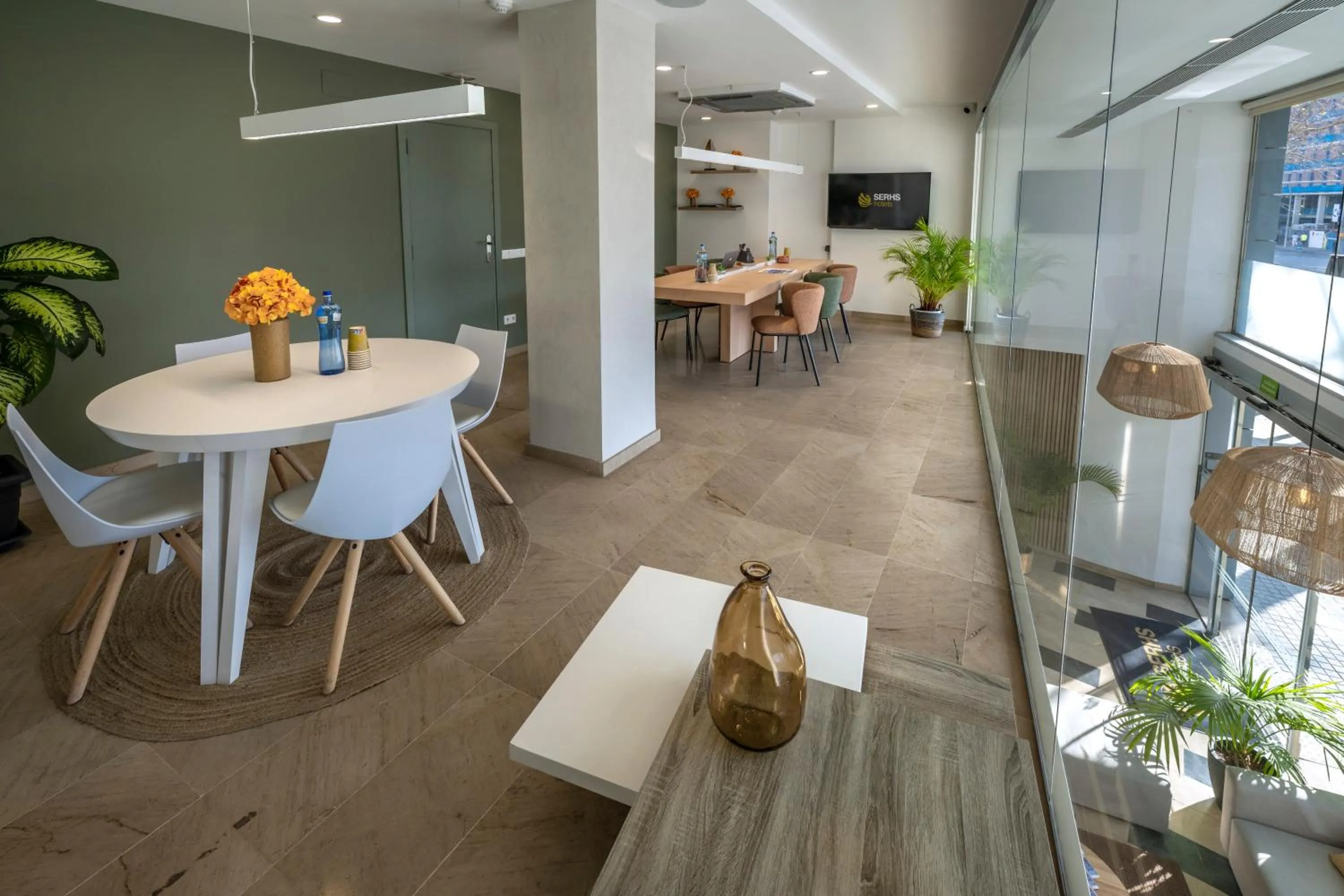 Seating area in Hotel SERHS Del Port