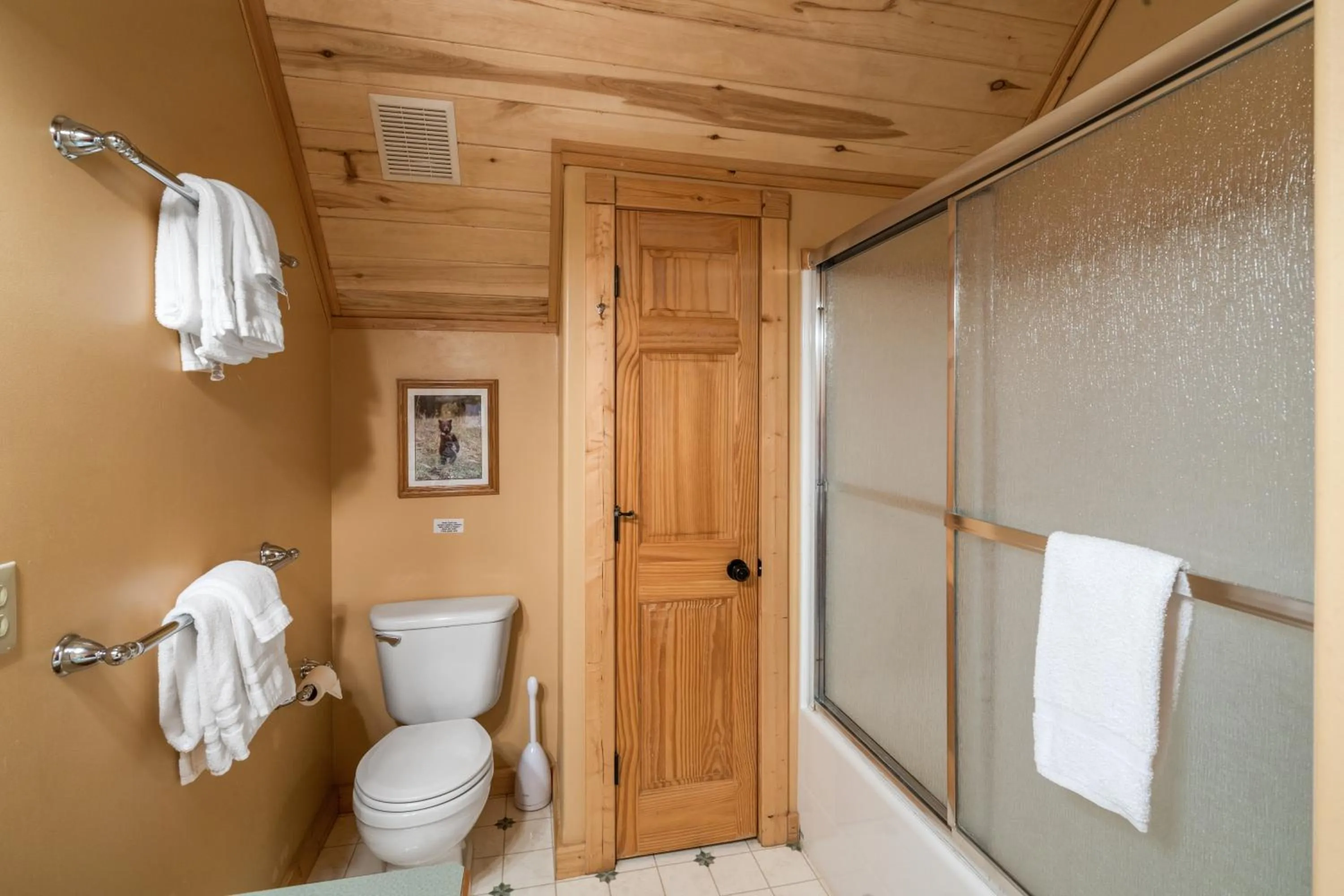 Shower in Mule Deer Cabin
