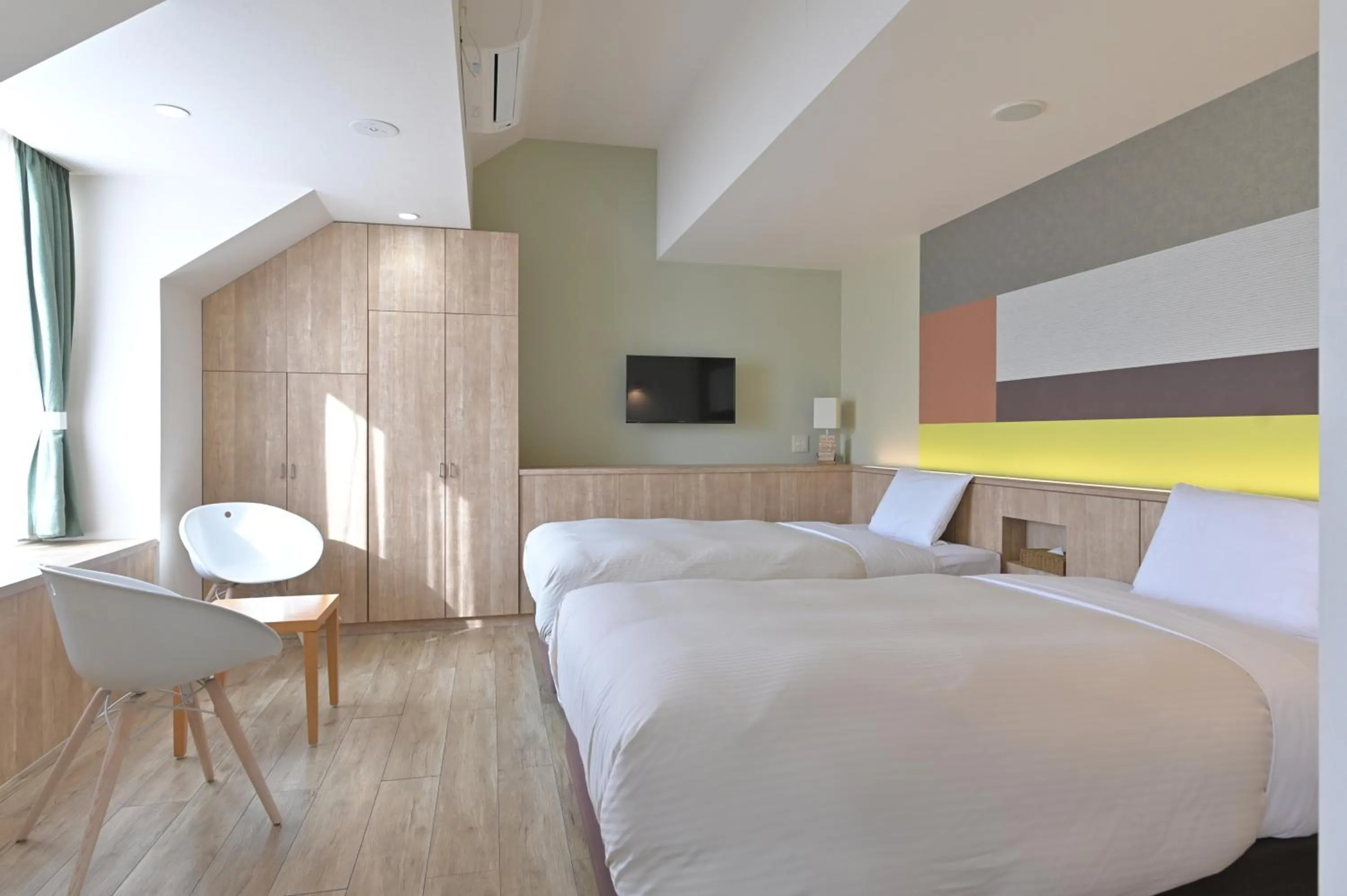 Bed in Kawaguchiko Park Hotel