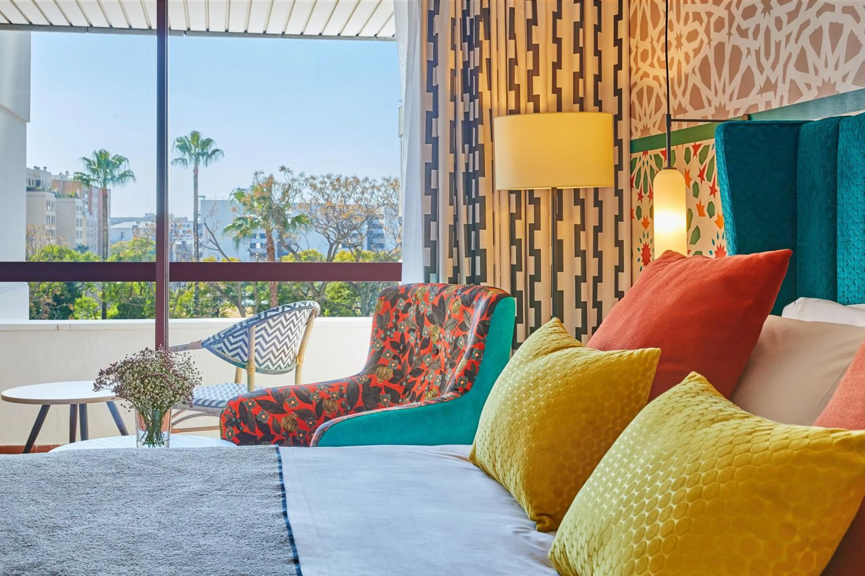 Seating area in Hesperia Sevilla