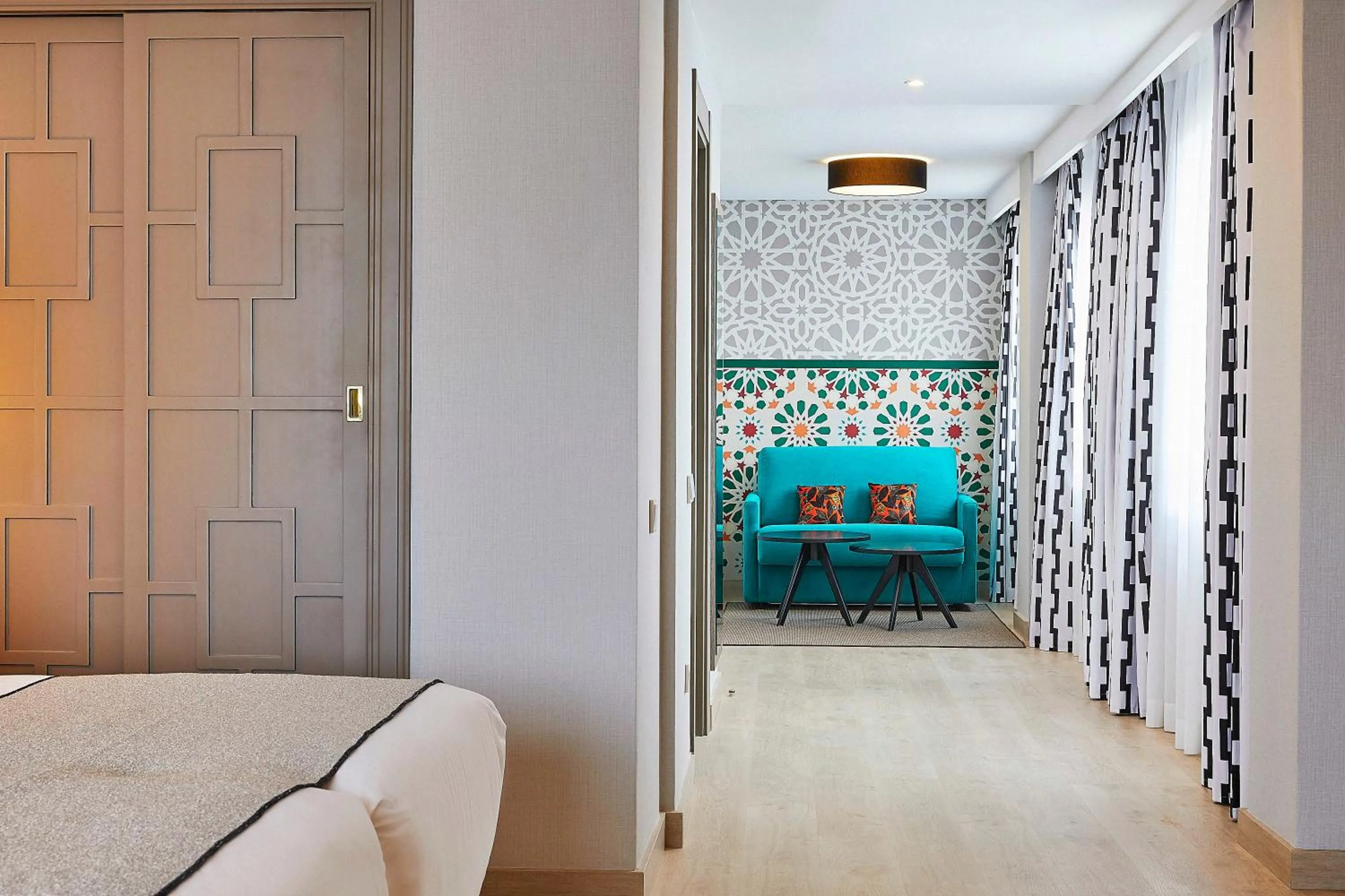 Area and facilities, Bed in Hesperia Sevilla