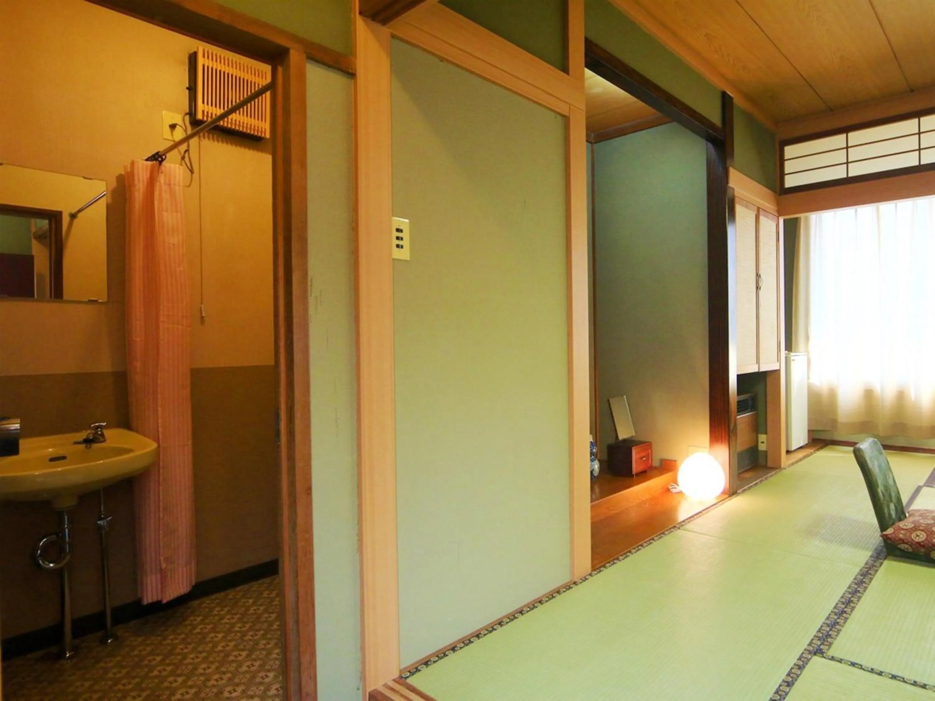 Bed in Guest Room Furusatomura Kogeikan