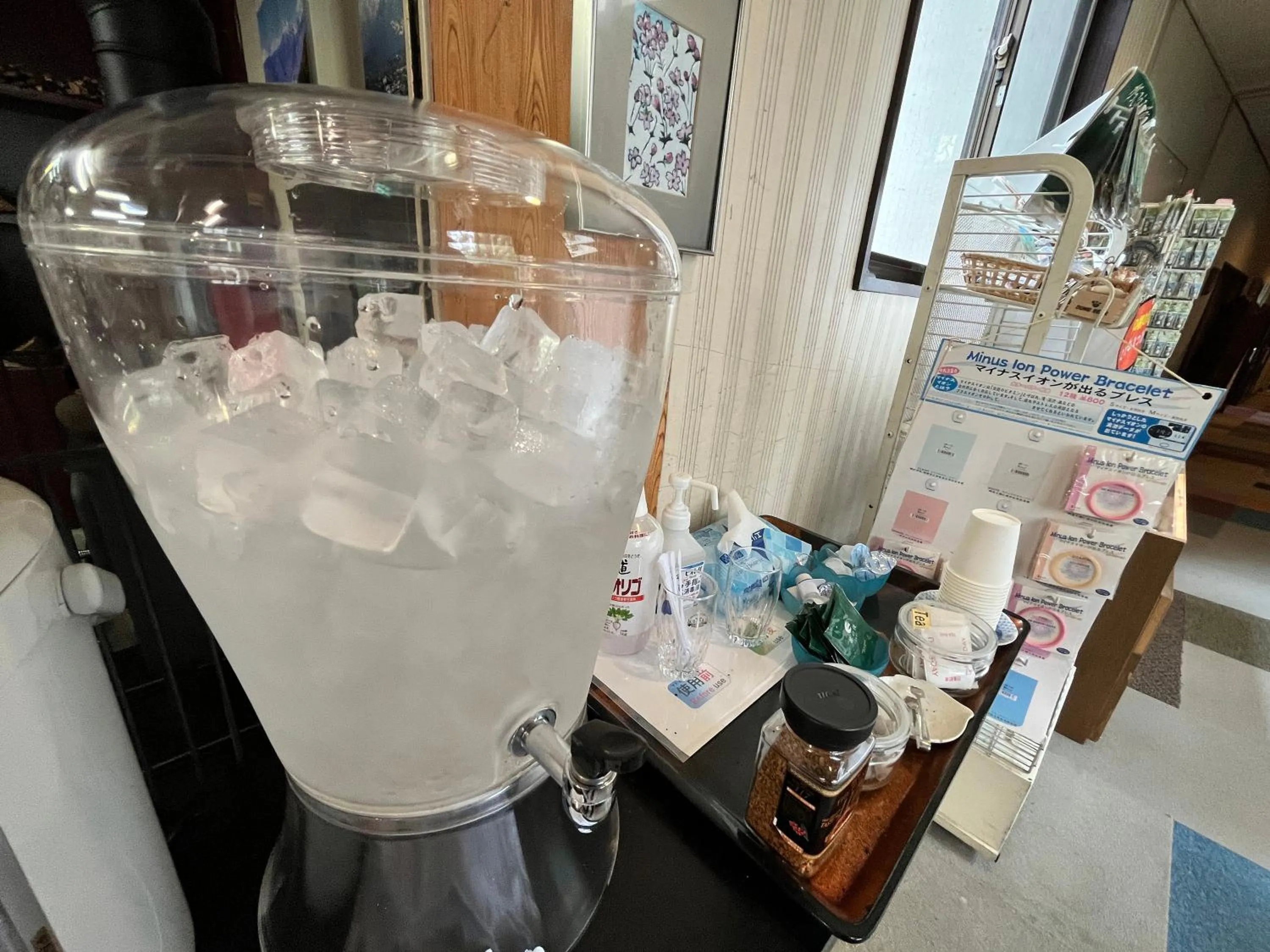 Food and drinks in Guest Room Furusatomura Kogeikan