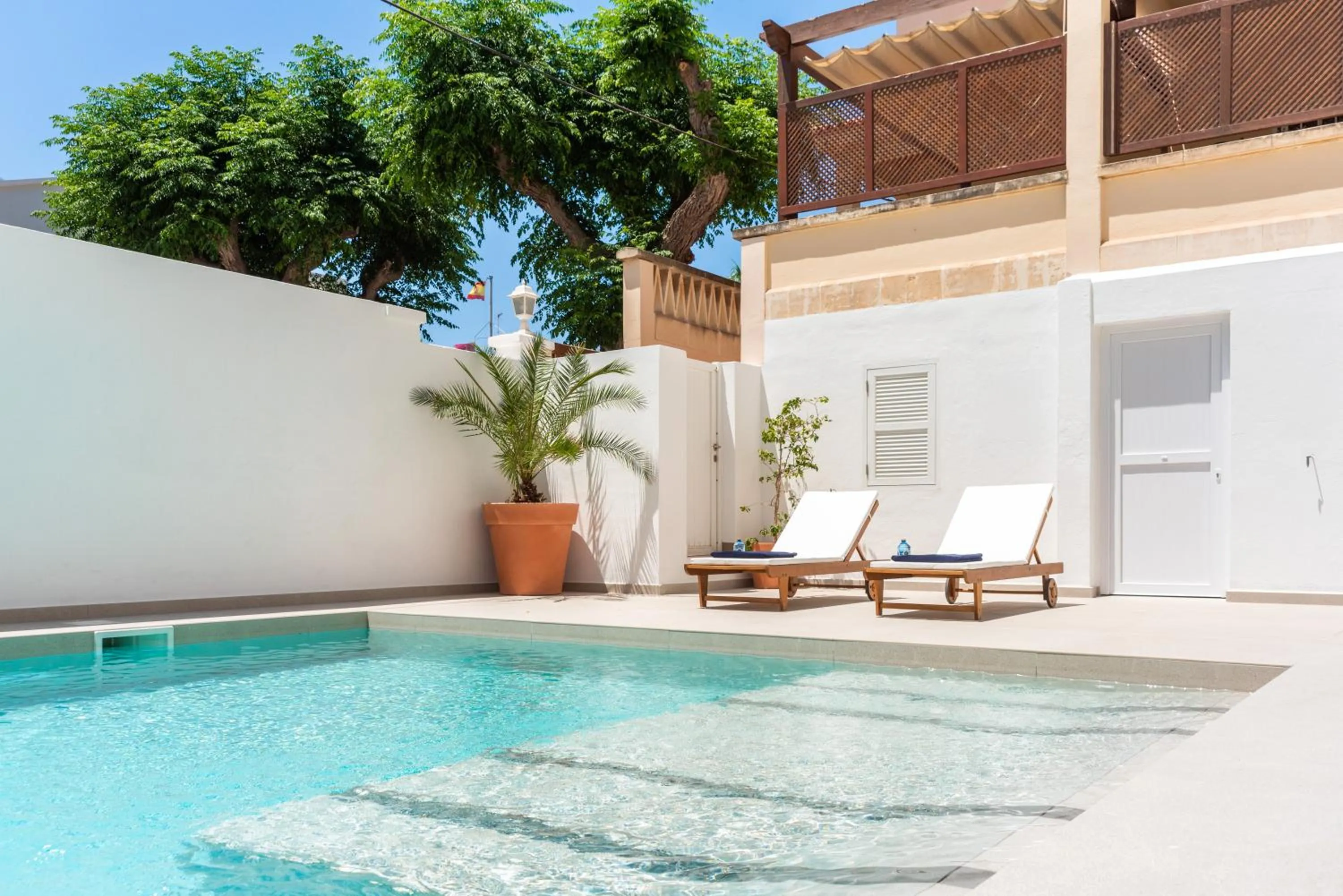 Patio in Hotel Patricia Menorca