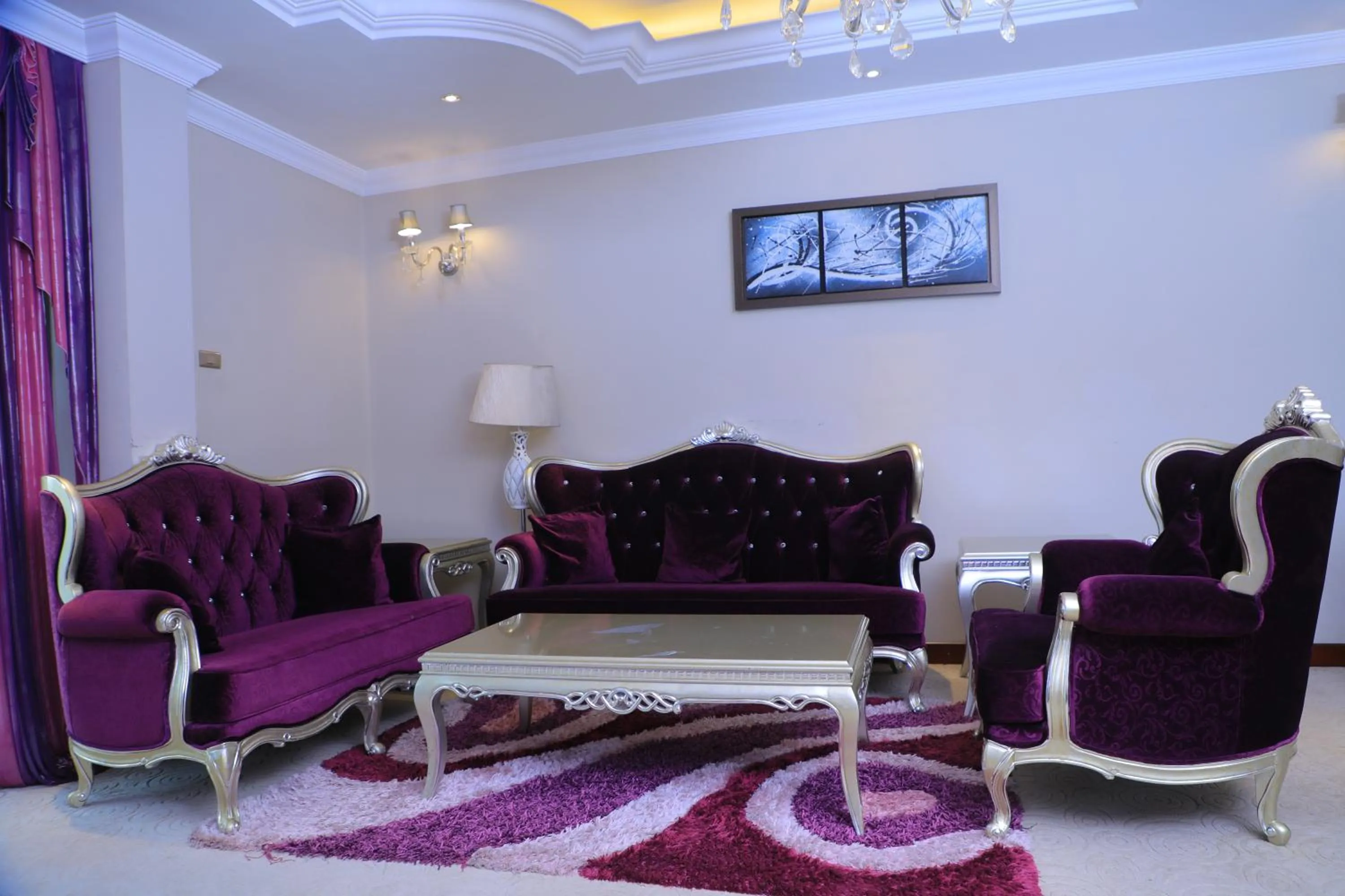 Seating area in Sidra International Hotel