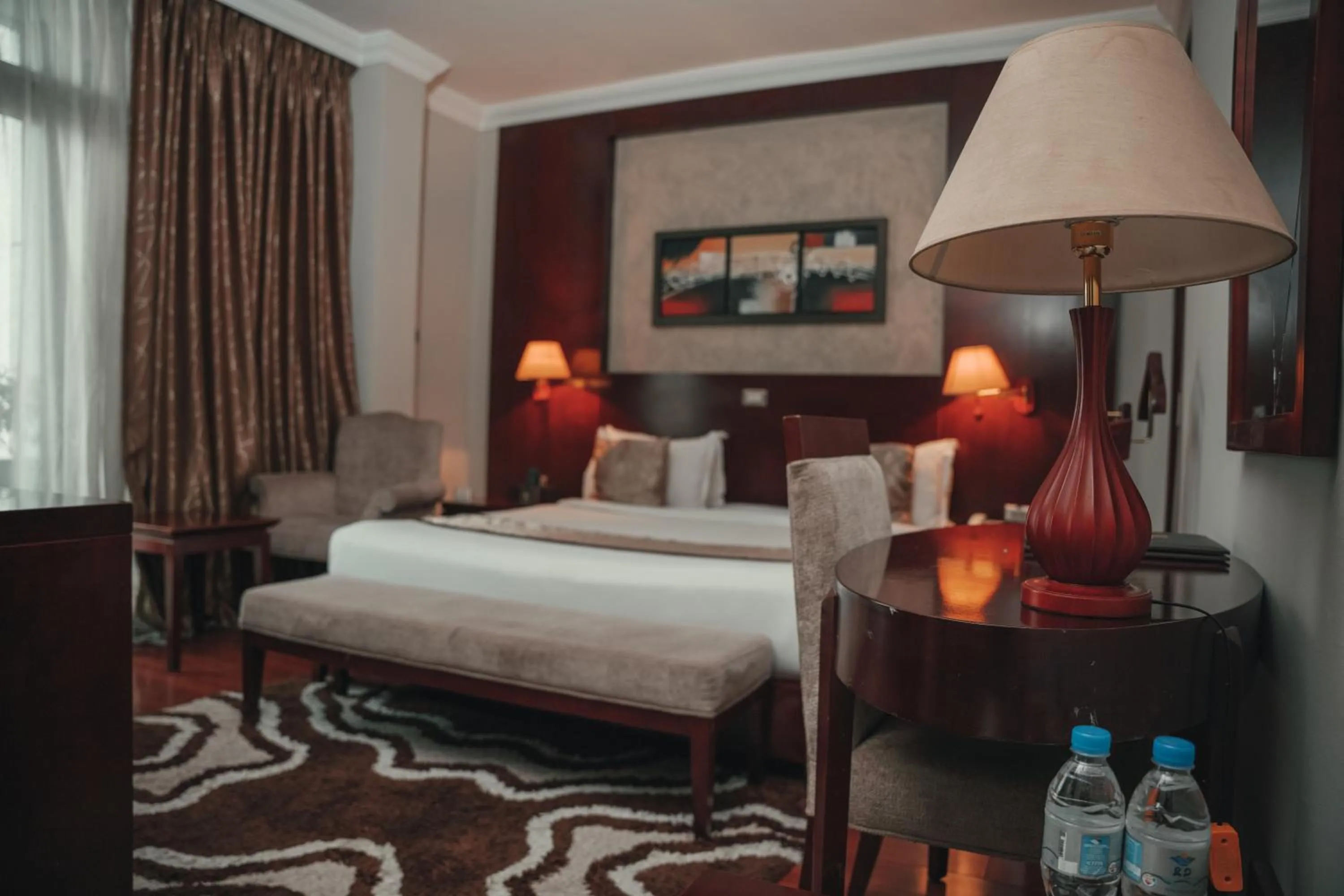 Bed in Sidra International Hotel