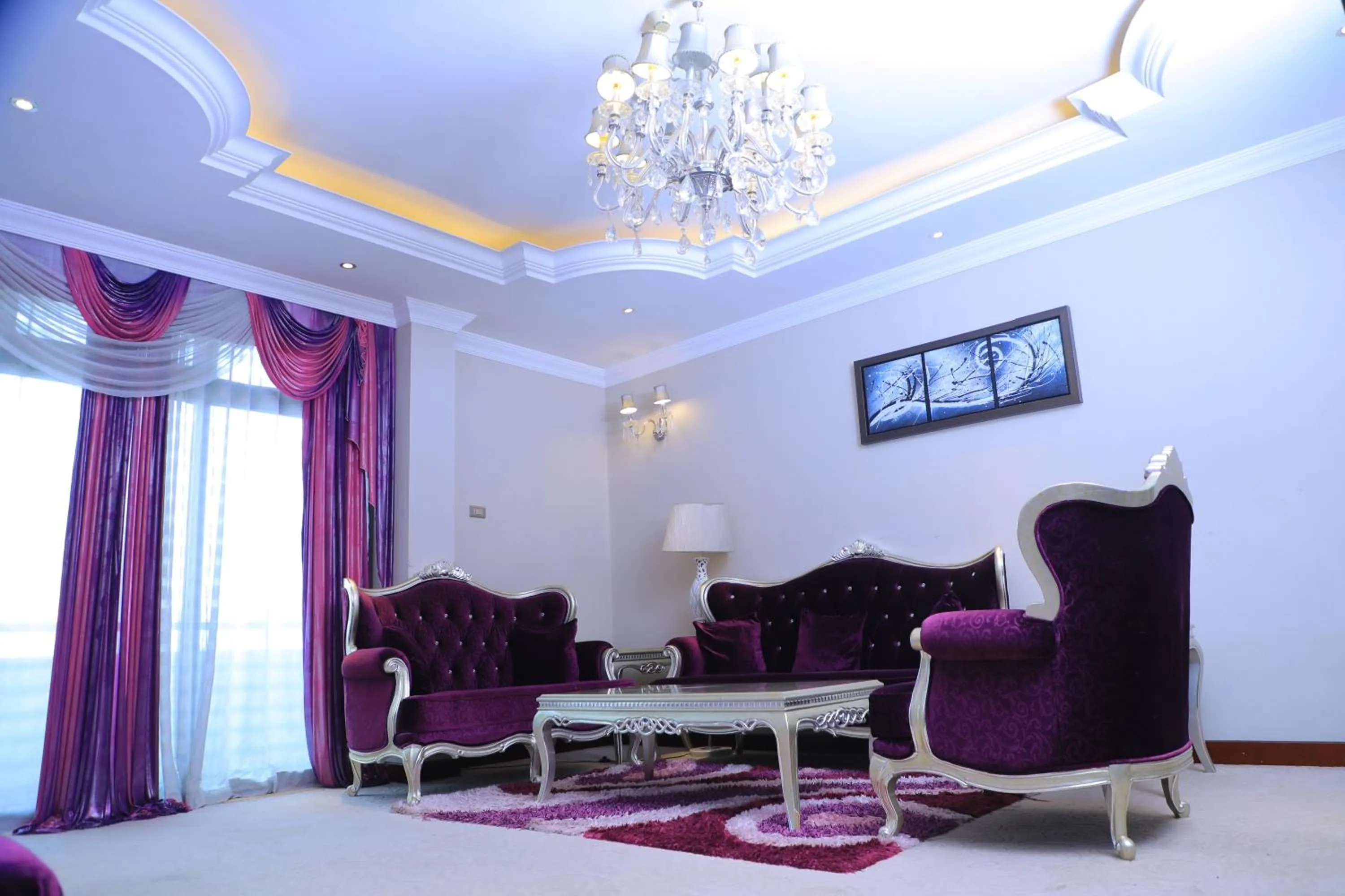Living room in Sidra International Hotel