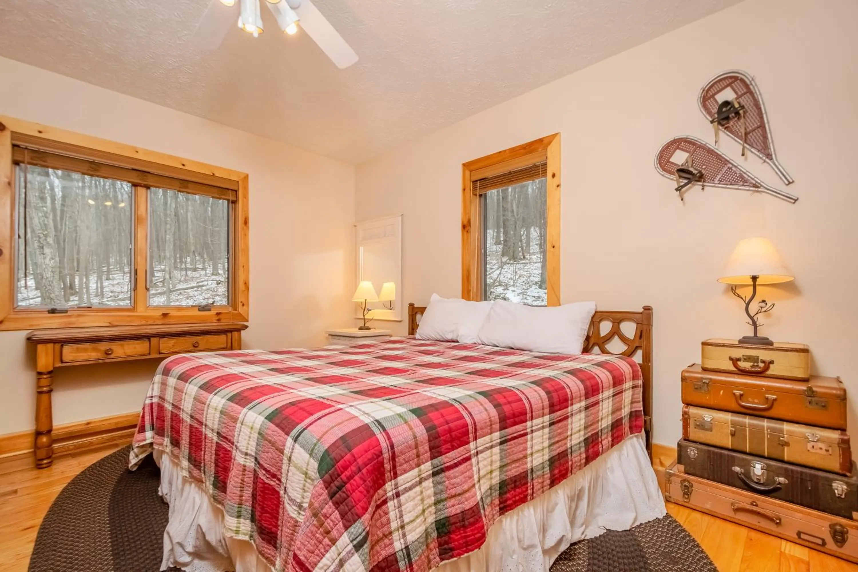 Bed in High Country Home