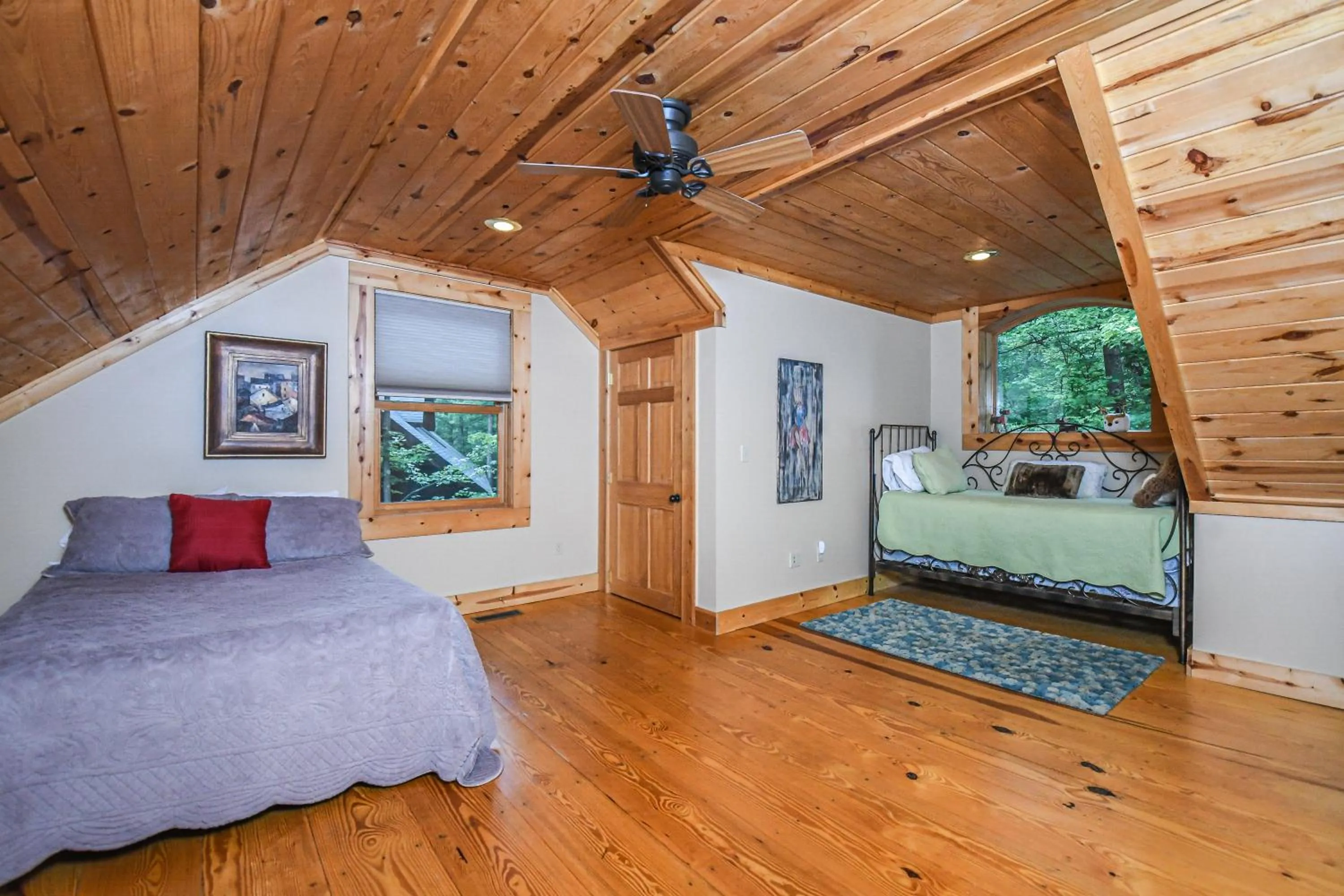 Property building, Bed in Tao House at Serenity Woods