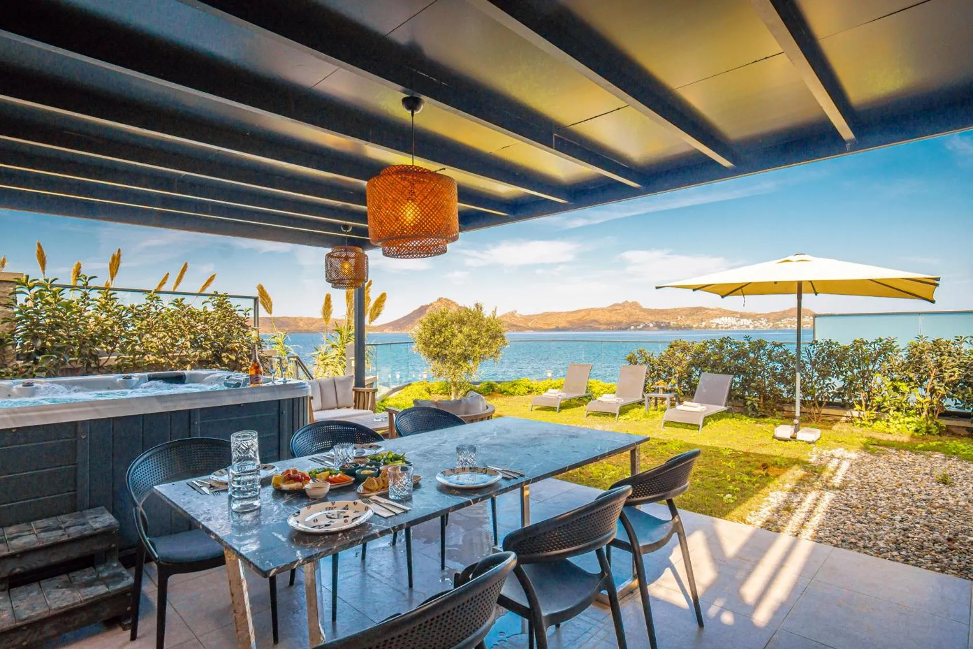 Patio in Çimentepe Residence Deluxe