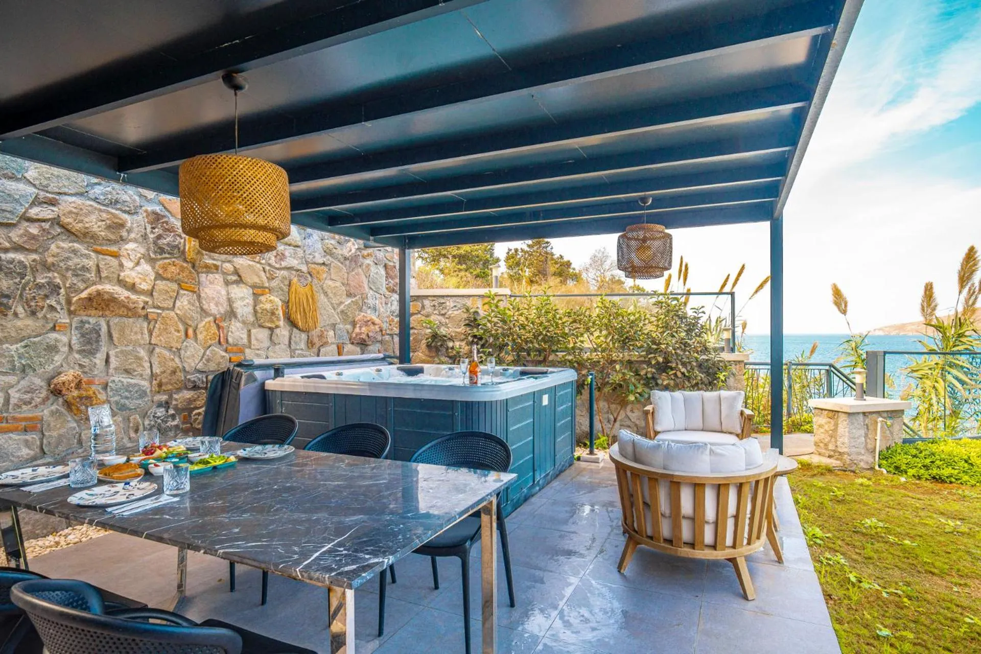 Patio in Çimentepe Residence Deluxe