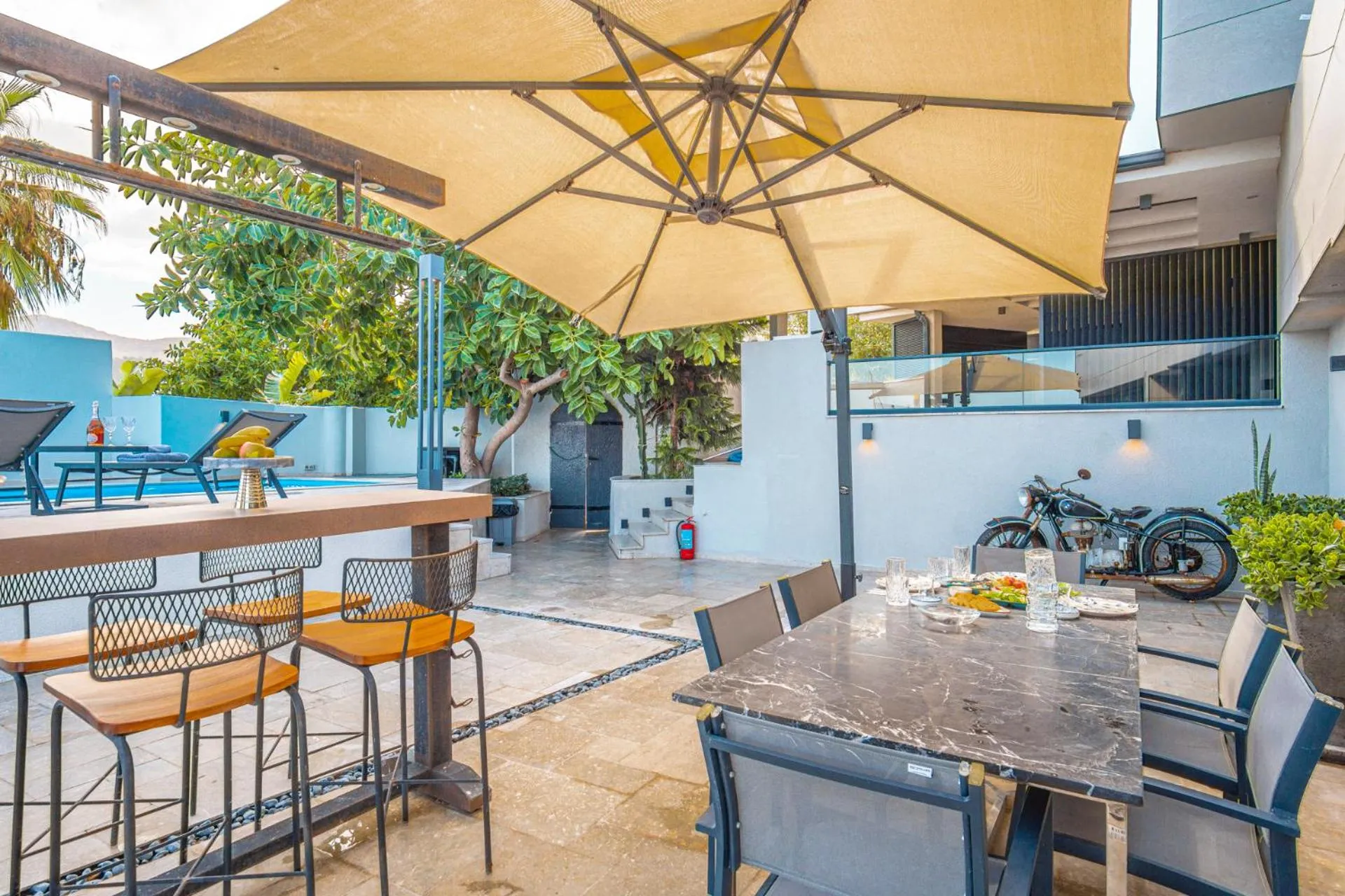 Patio in Çimentepe Residence Deluxe