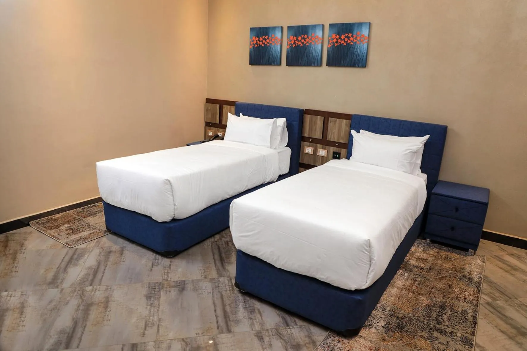 Bed in South Gate Hotel Apartment