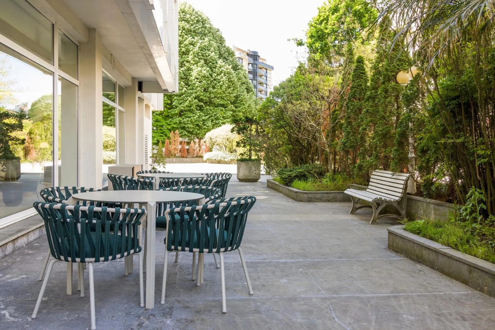 Balcony/Terrace in Hotel Ilunion San Sebastián