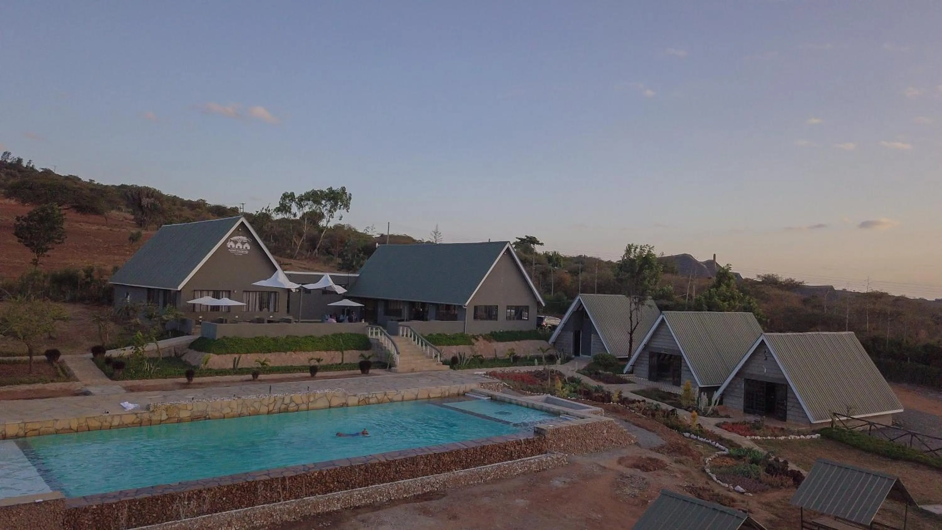 Swimming pool in Outback Kenya Lodge