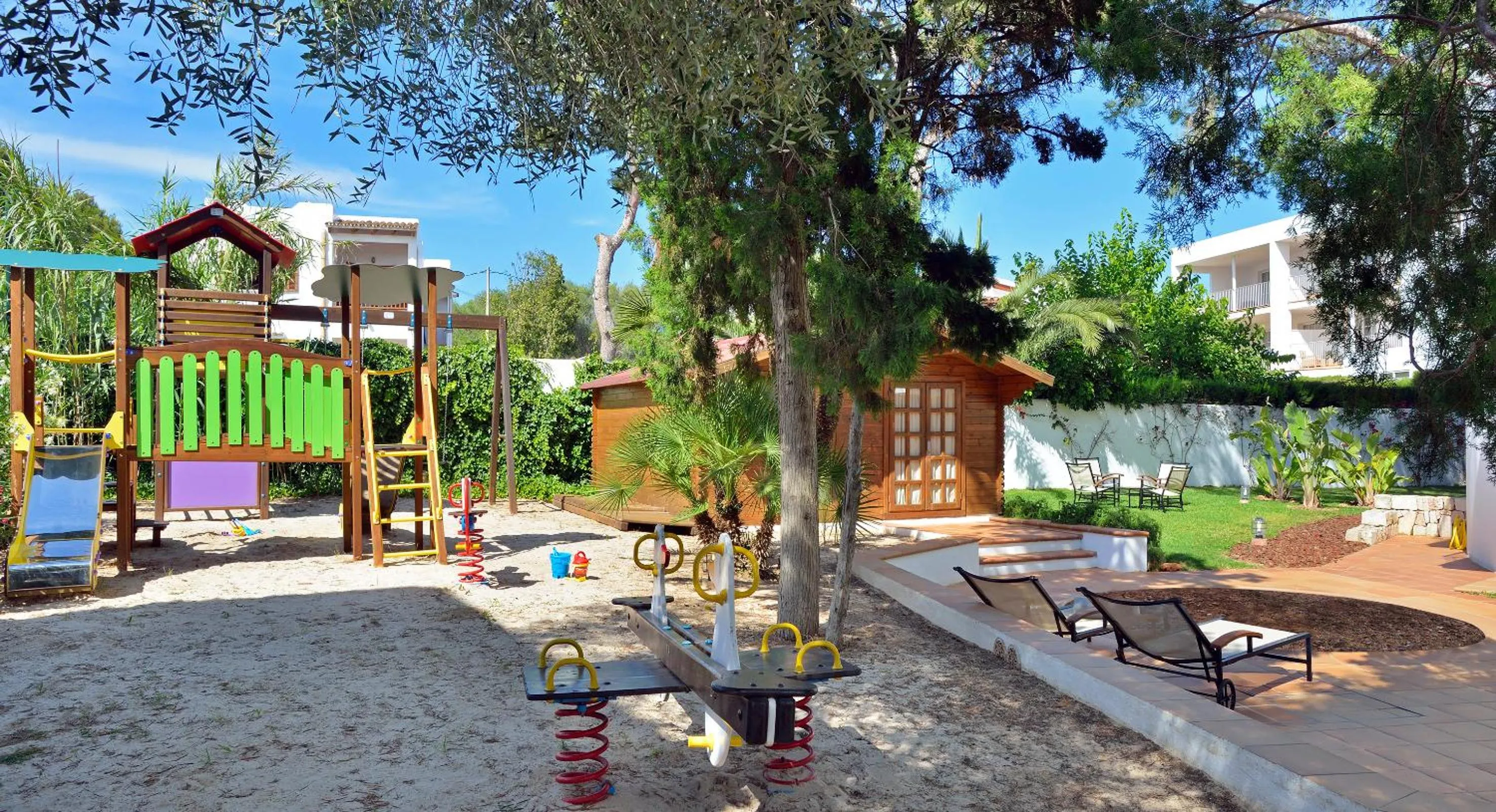 Children play ground in Melia Cala d'Or Boutique Hotel