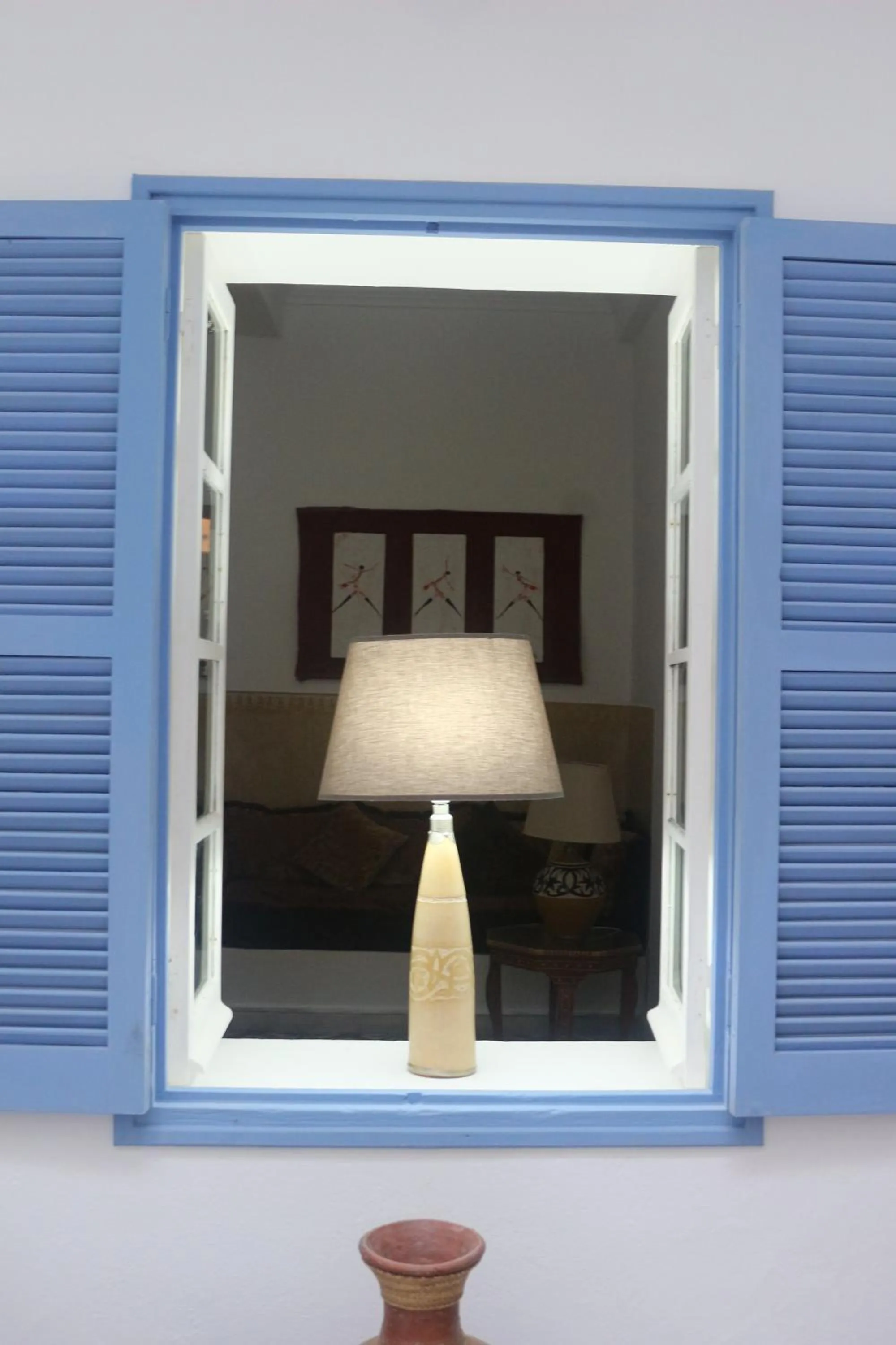 Decorative detail, Bed in RIAD AMANA