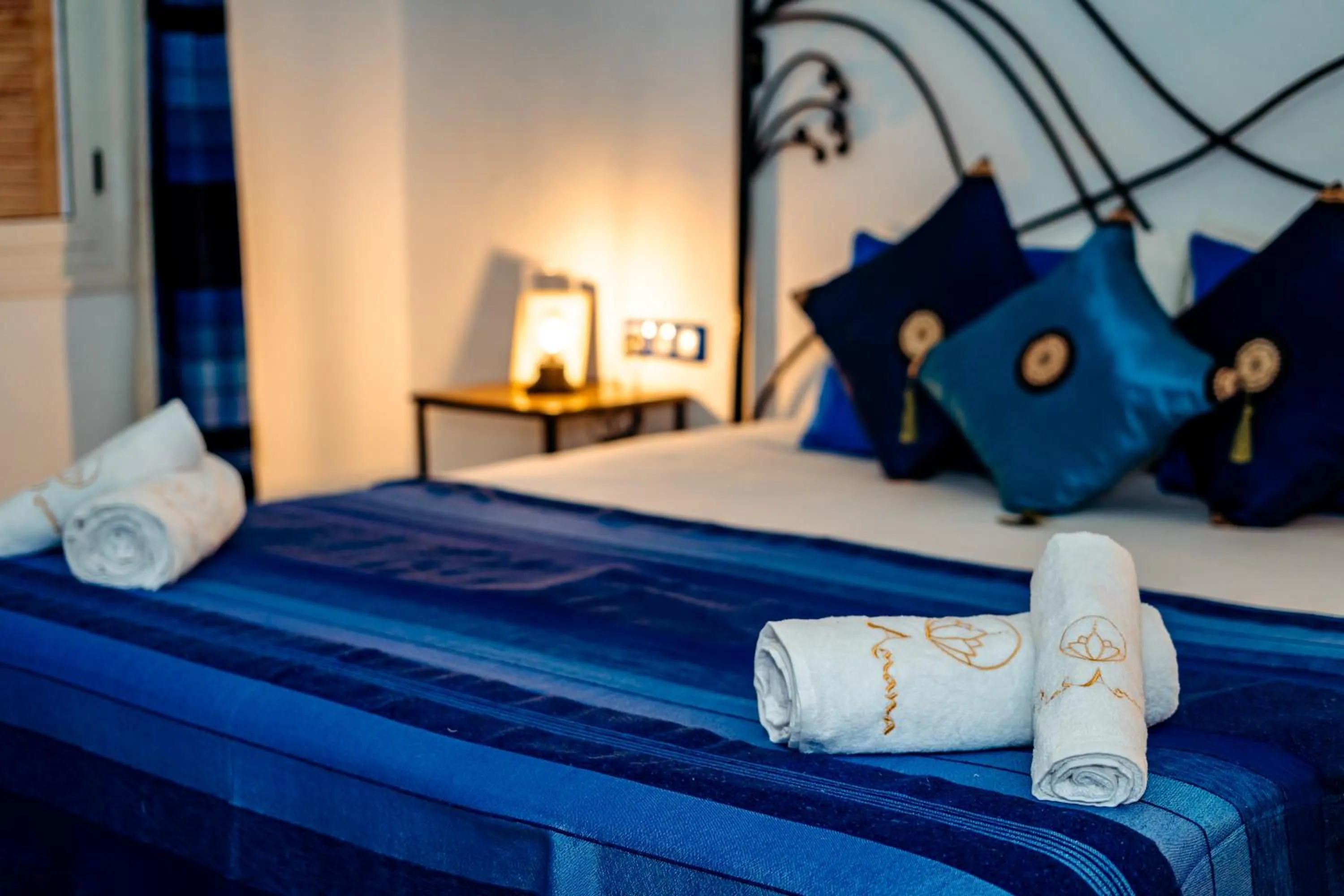 towels, Bed in RIAD AMANA