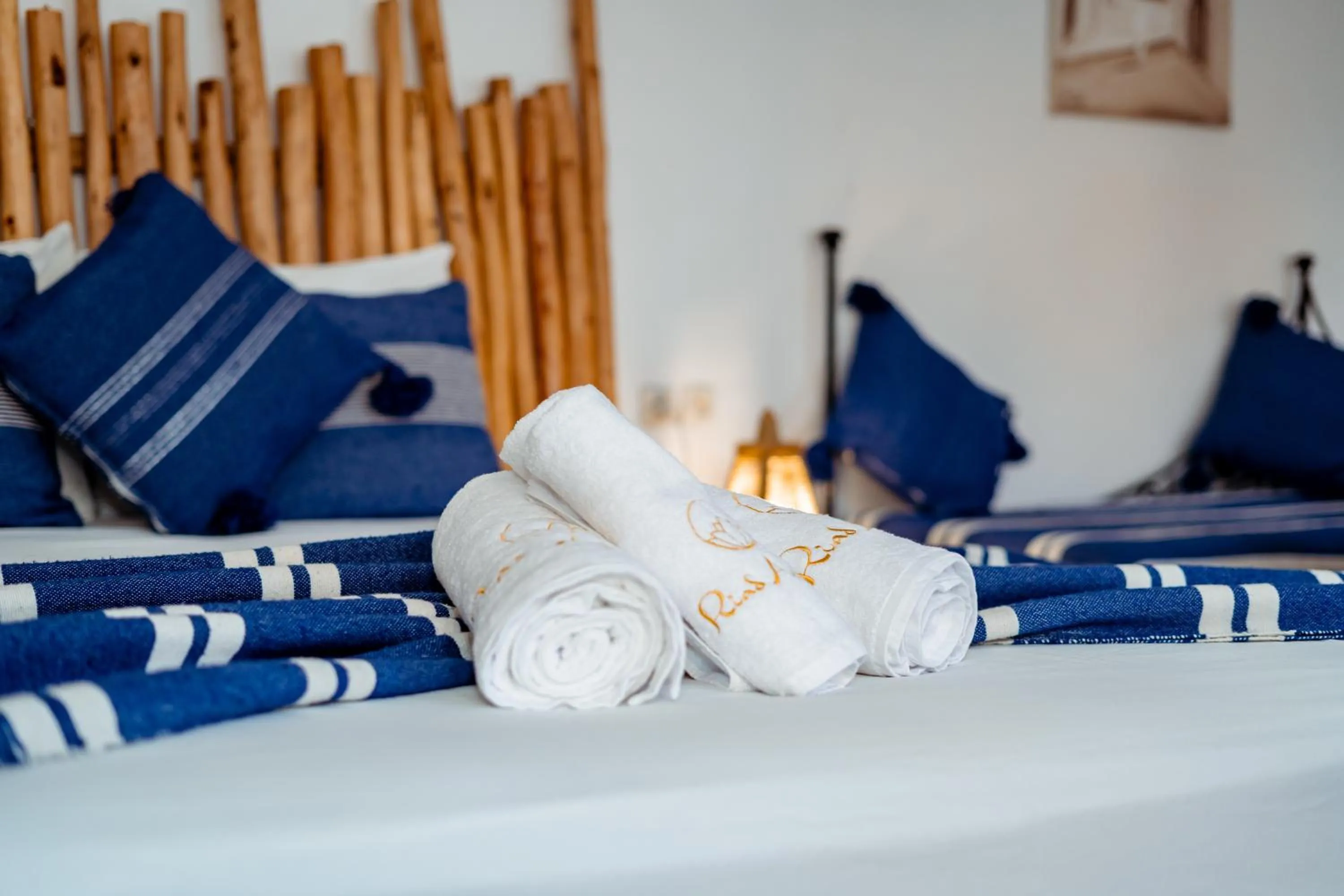 towels, Bed in RIAD AMANA