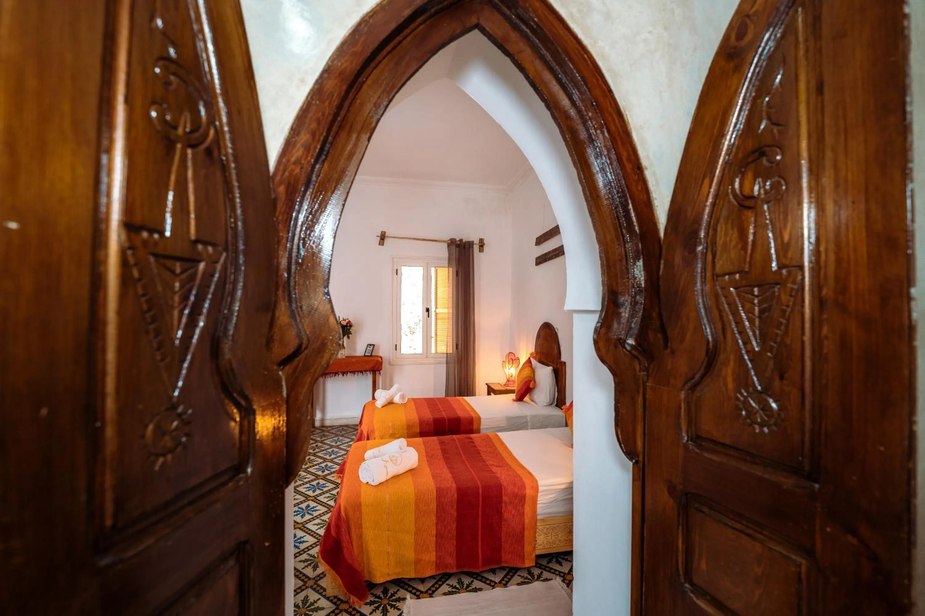 Photo of the whole room, Bed in RIAD AMANA