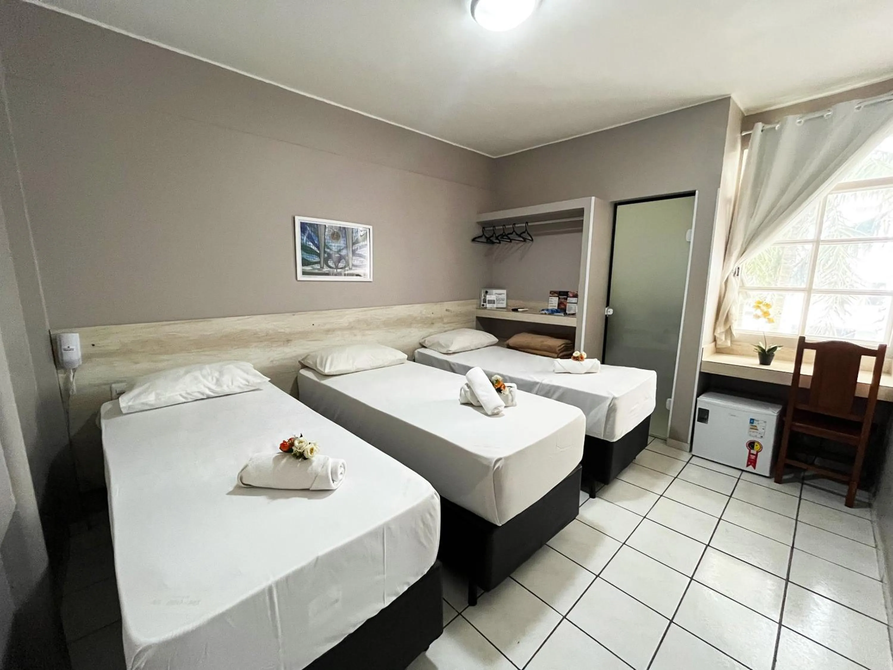 Bed in Europa Hotel Brasília by Bsb Inn