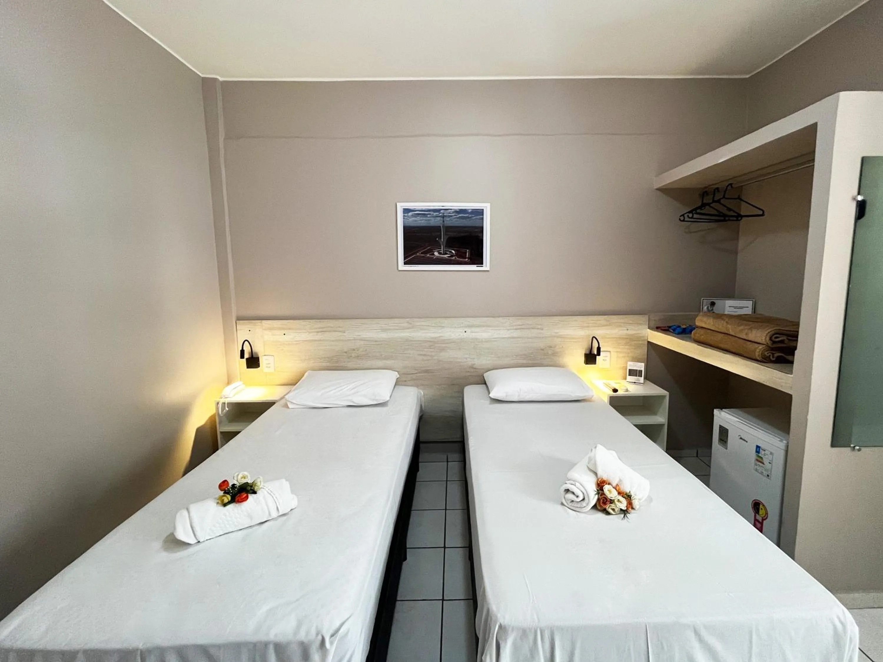 Bed in Europa Hotel Brasília by Bsb Inn